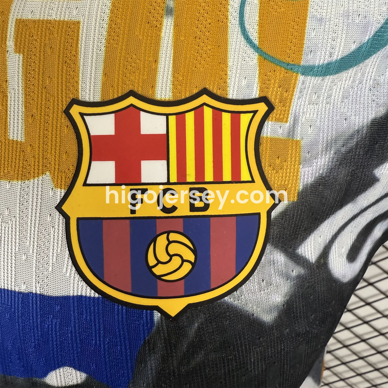 Higojerseys-Barcelona 25-26 Ronaldinho Photo Collage Style POLO Colorful Special Jersey - Player Version