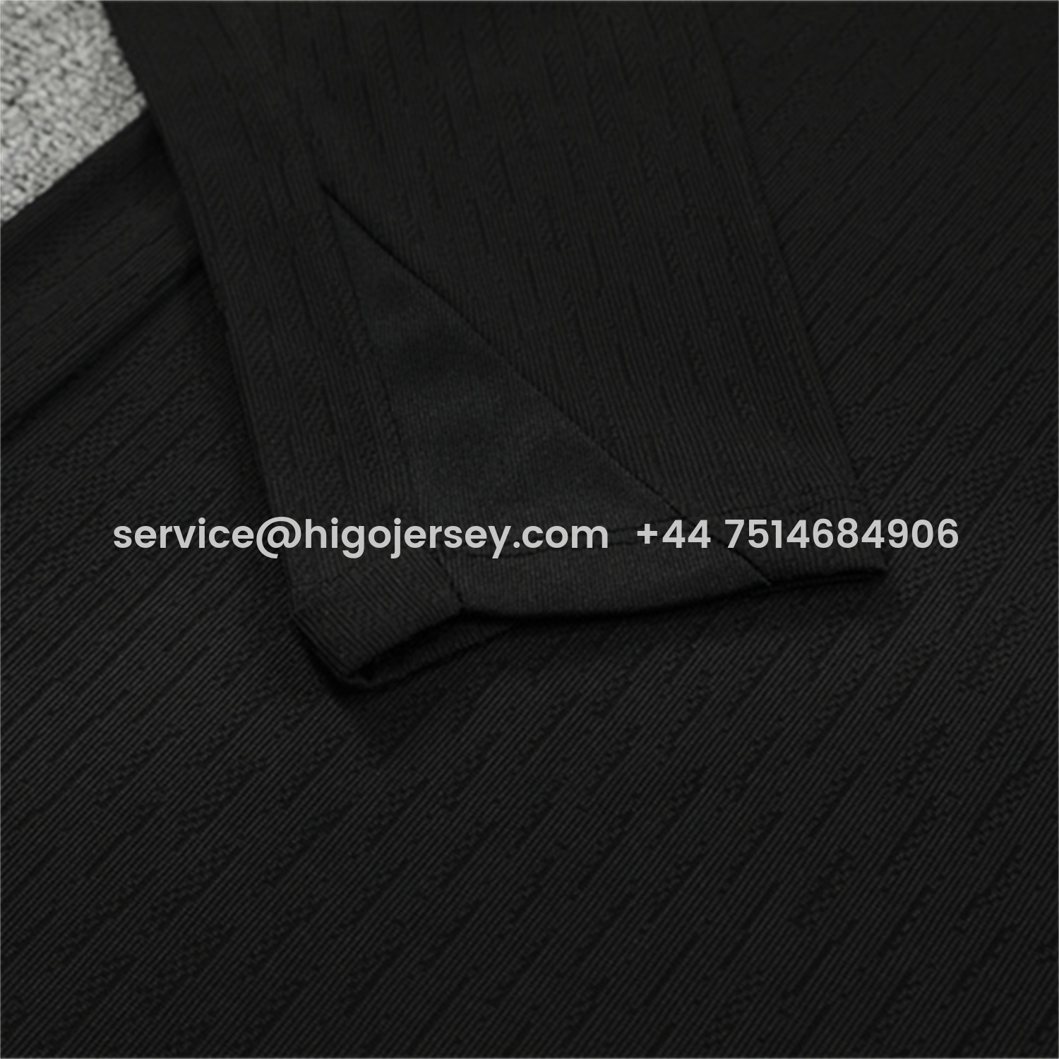 Higojerseys-Paris Saint-Germain PSG 25-26 Long Sleeve Training Set - Player Version - Black Top and Black Pants