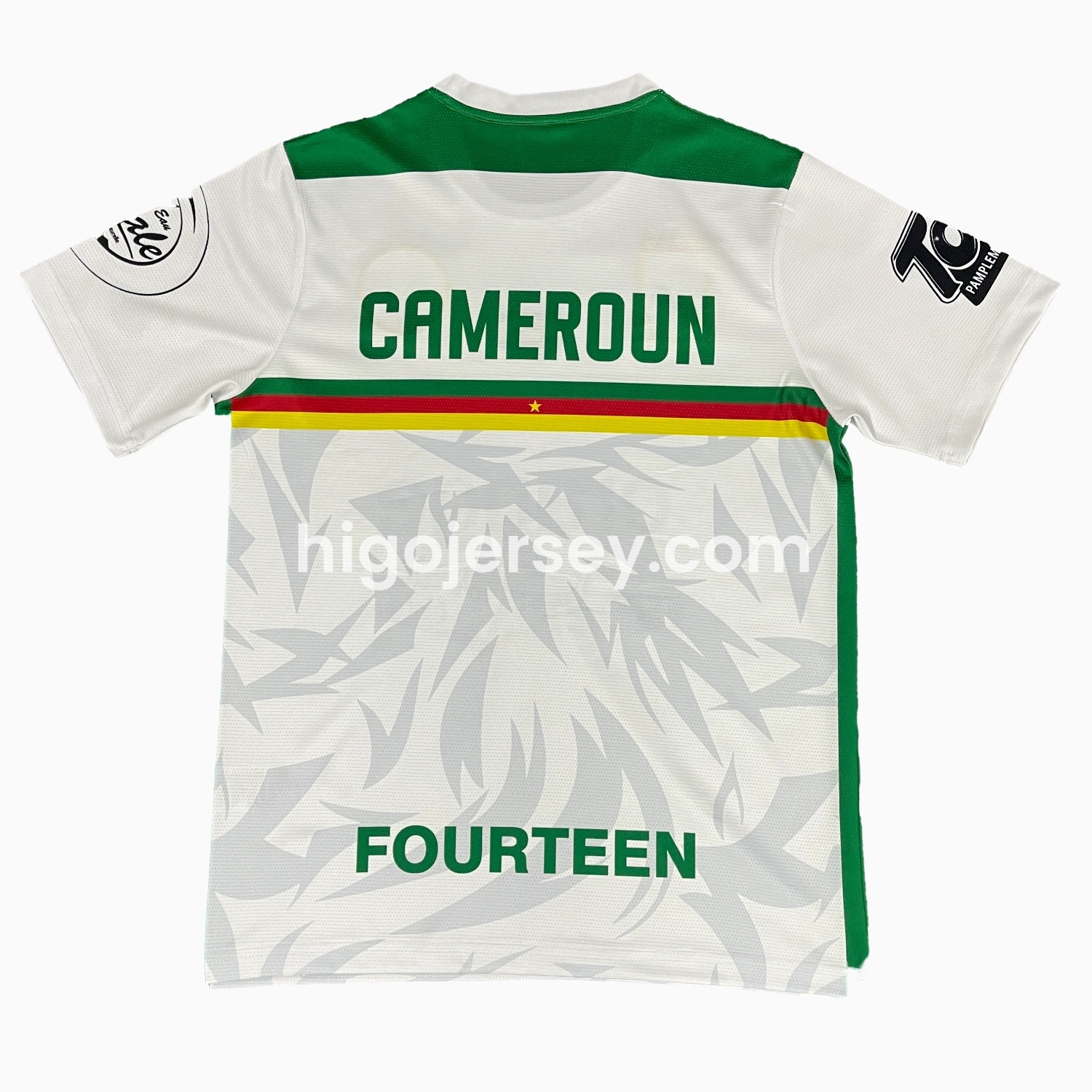Higojerseys-Cameroon 25-26 White Green Training Jersey - Fans Version