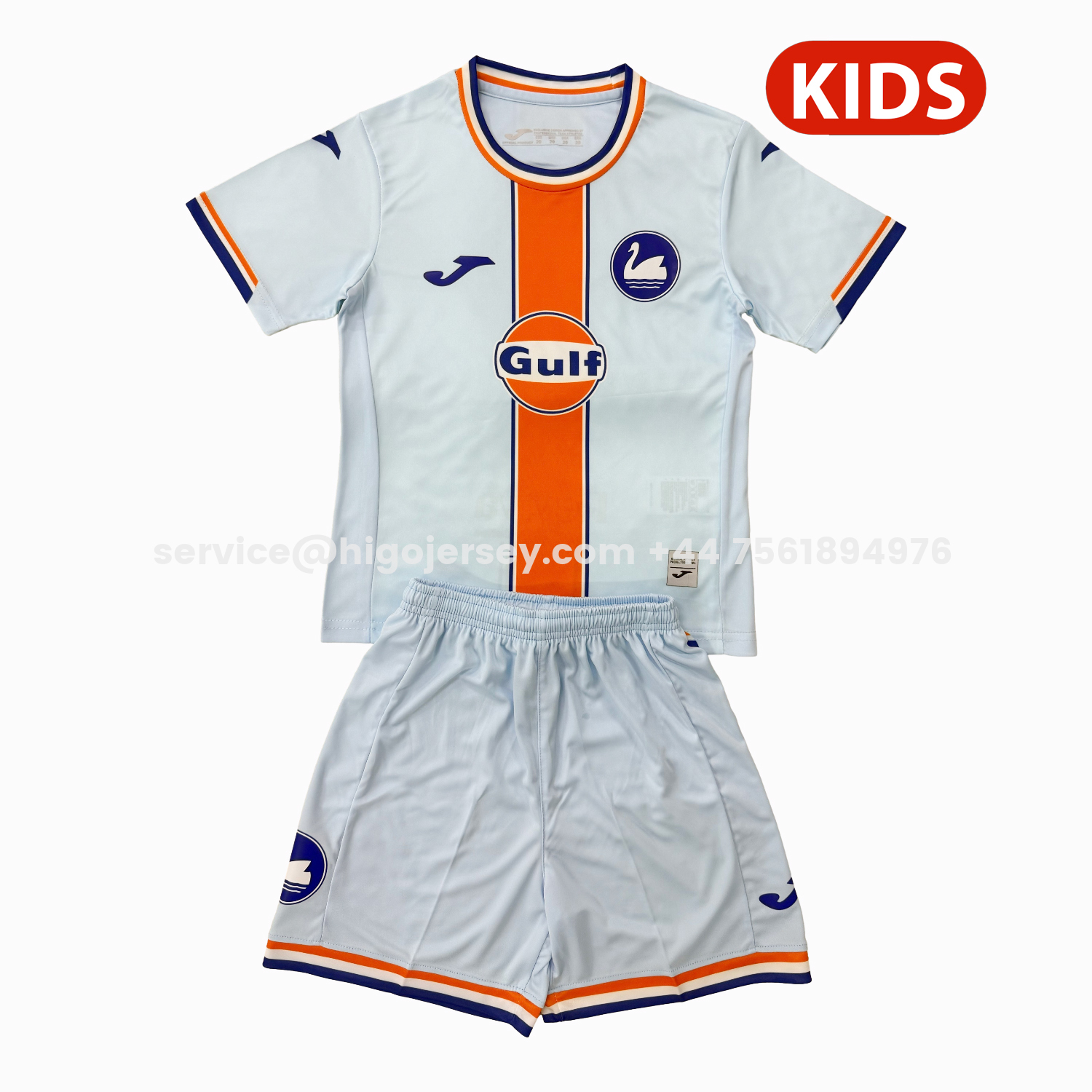 Higojerseys-Swansea City 25-26 Third Kids Kit