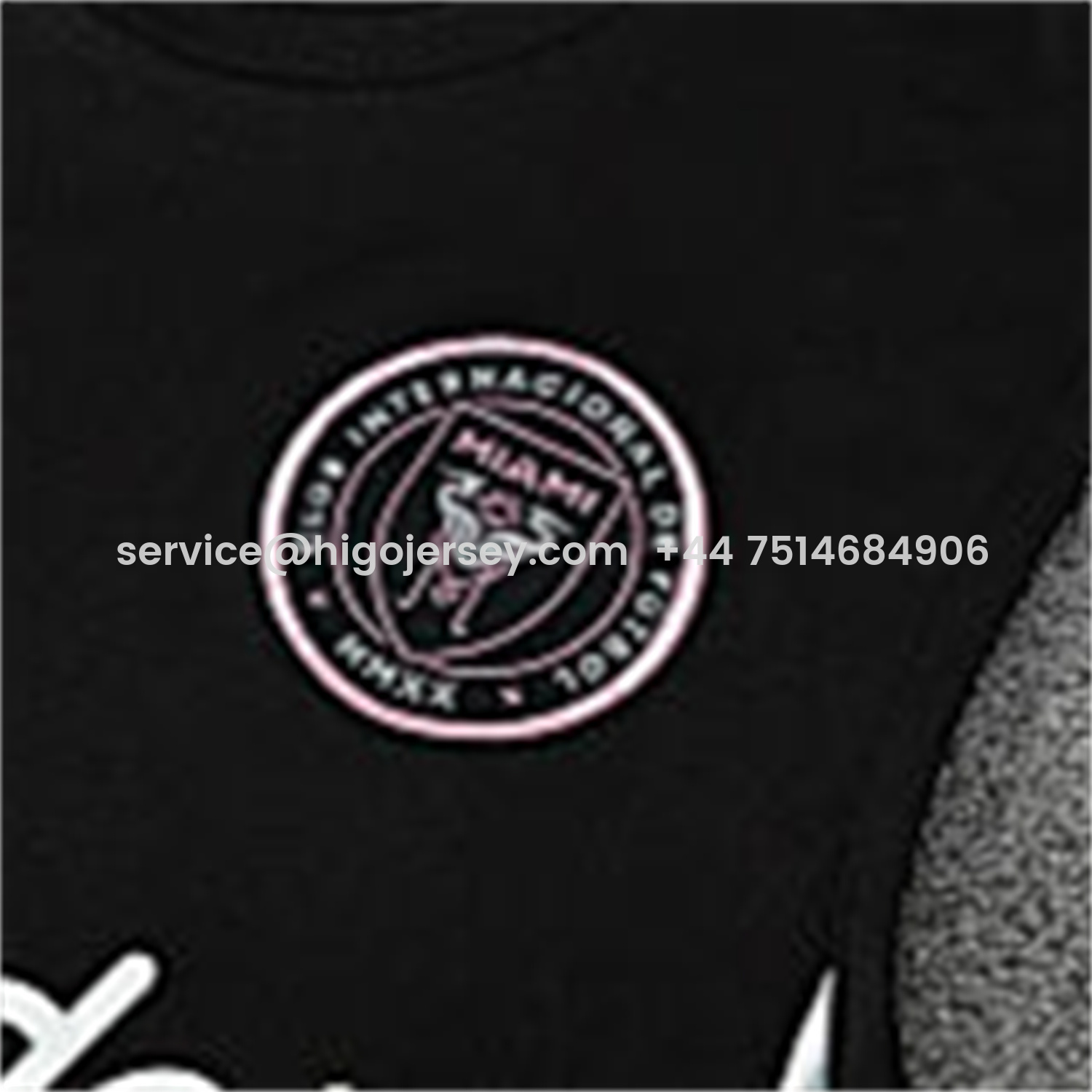 Higojerseys-INT M.A.M 25-26 Vest Training Set - Black And Light Grey Vest & Black Shorts