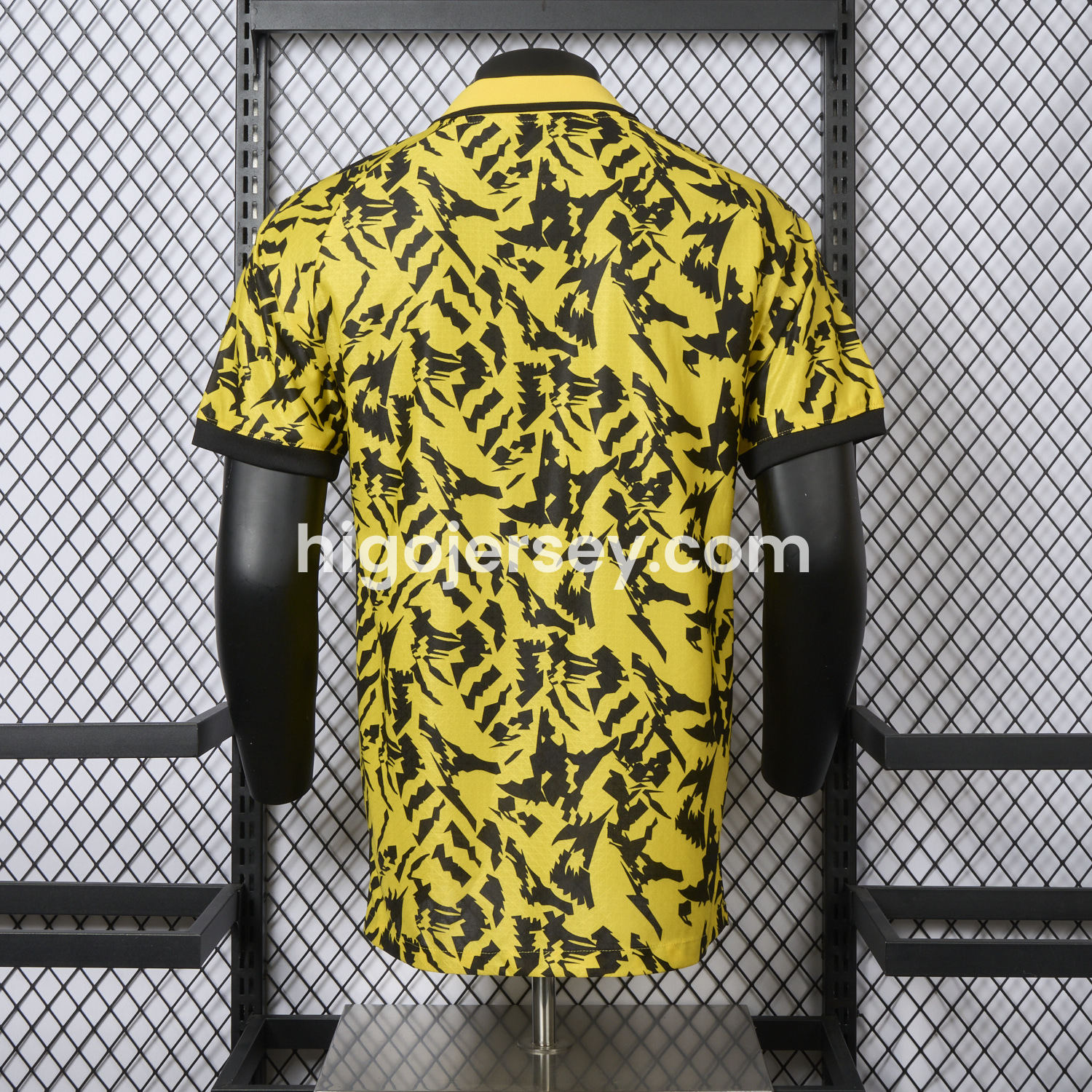 Higojerseys-Dortmund 25-26 Black Disordered Texture Yellow Special Jersey - Player Version
