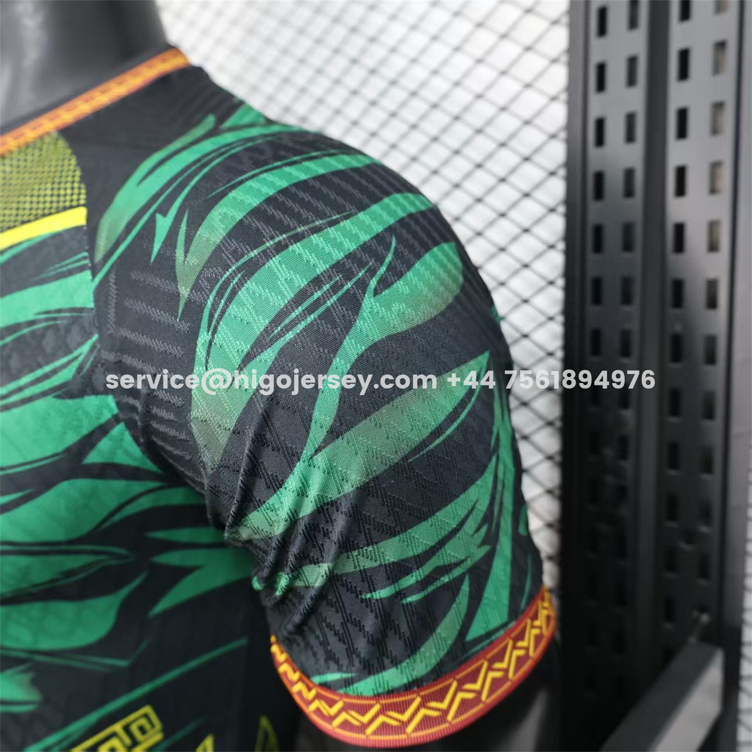 Higojerseys-Mali 2026 Eagle Black Green Jersey - Player Version