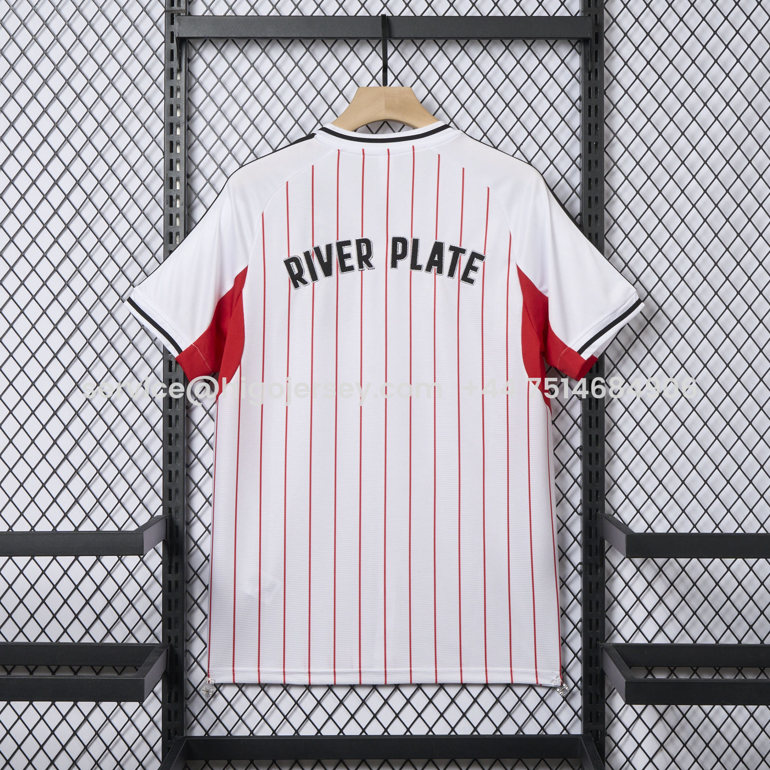 Higojerseys-River Plate 25-26 White Baseball Jersey