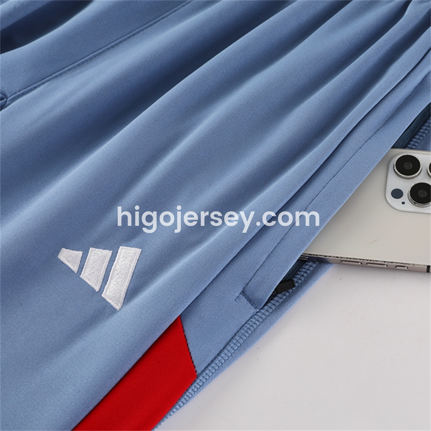 Higojerseys-Cruzeiro 25-26 Long Sleeve Training Set - Blue Grey