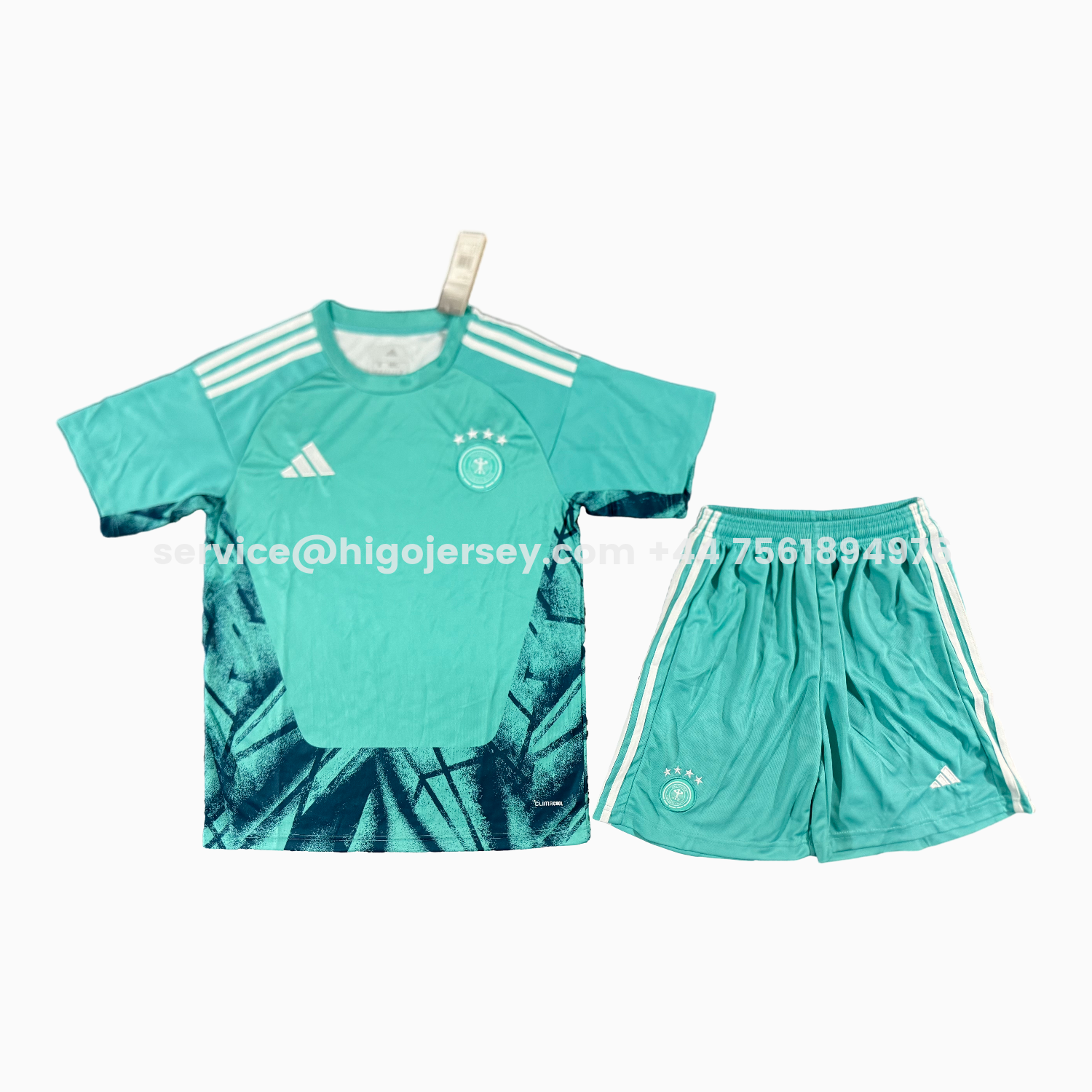 Higojerseys-Germany 2026 Goalkeeper Green Kids Kit