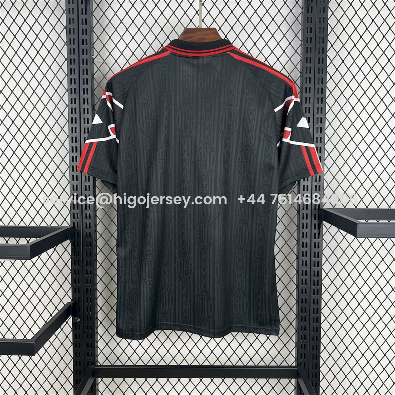 Higojerseys-Retro AC Milan 1997-98 Copa Centenario do Belo Horizonte Third Jersey