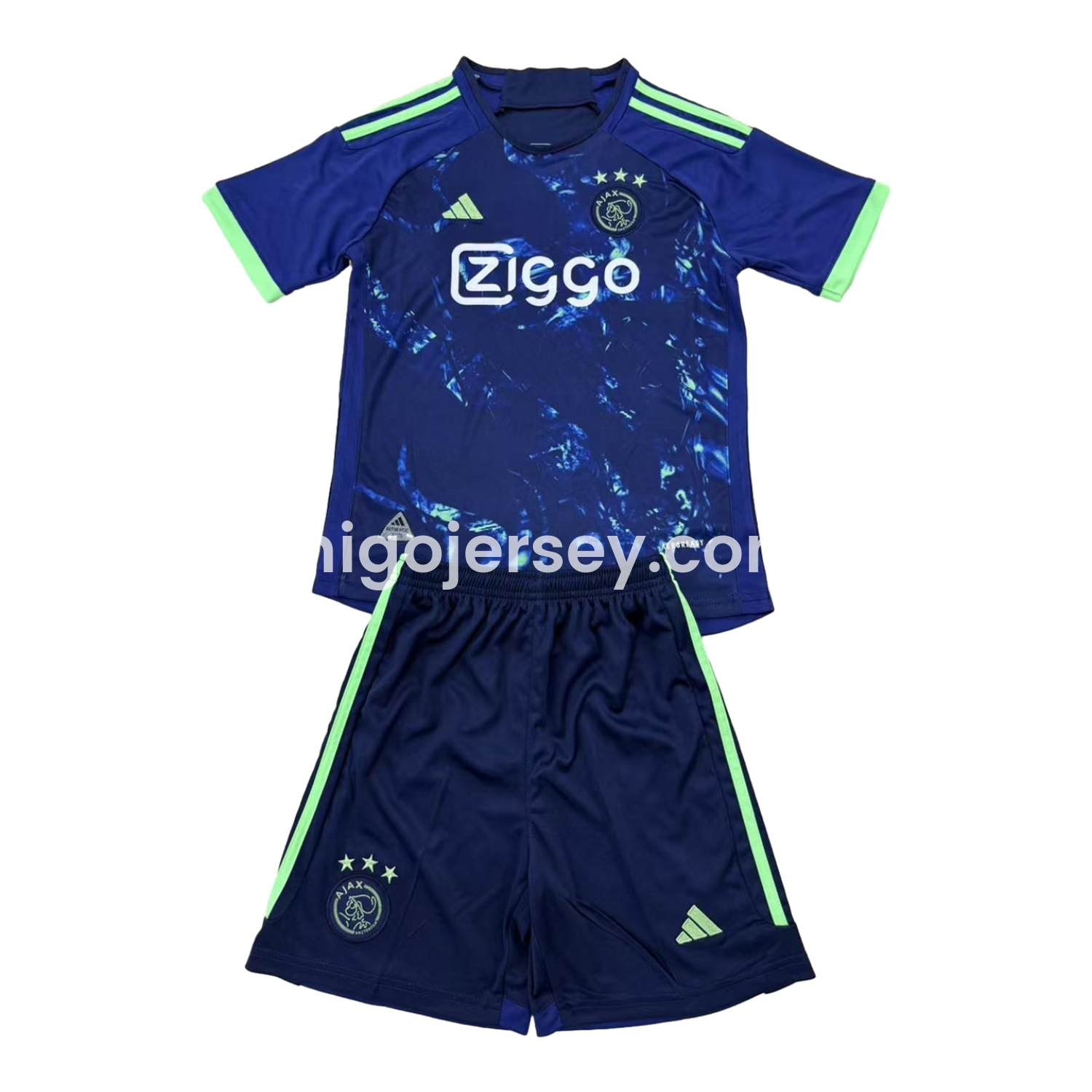 Higojerseys-Ajax 24-25 Blue Special Edition Men's Adult Jersey Set - Fans Version