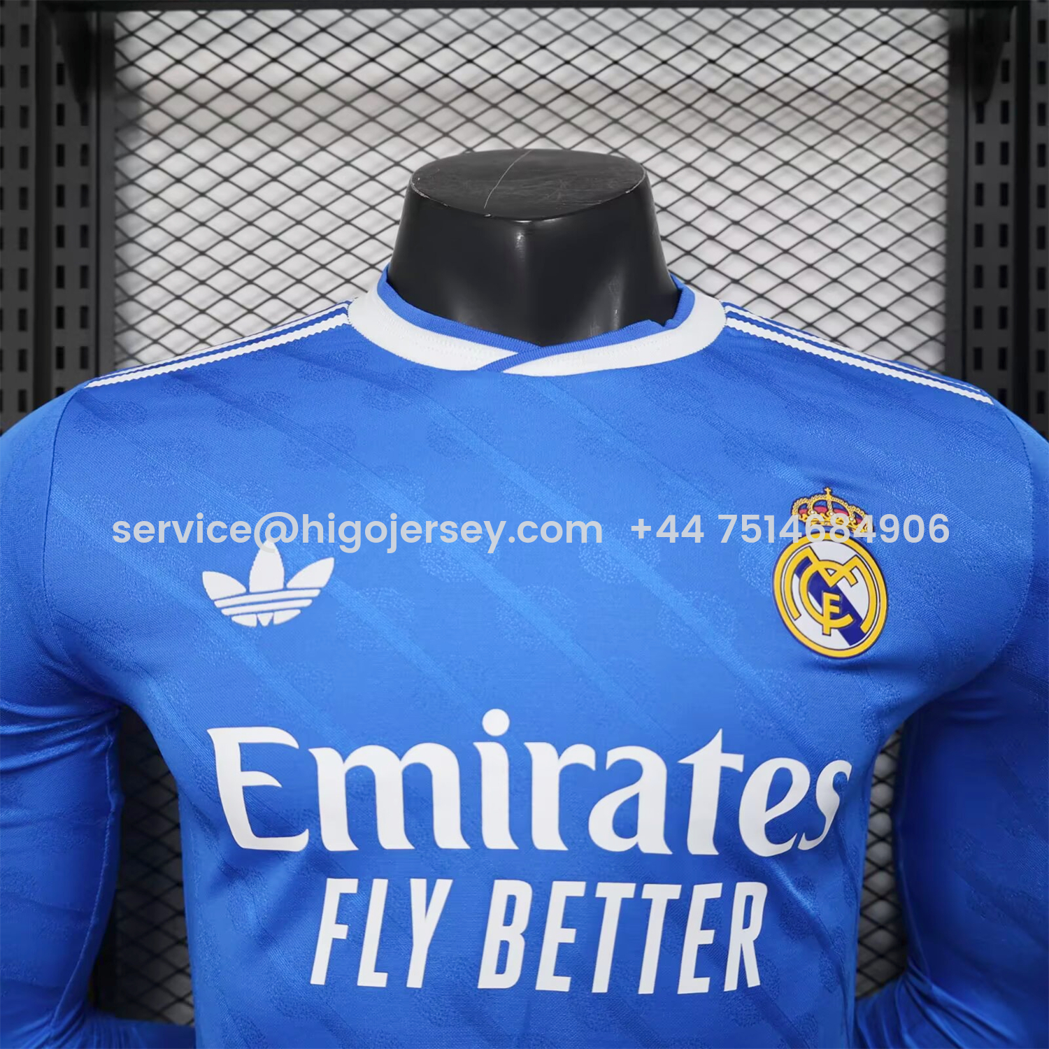 Higojerseys-Real Madrid 25-26 Third Long Sleeves Jersey - Player Version