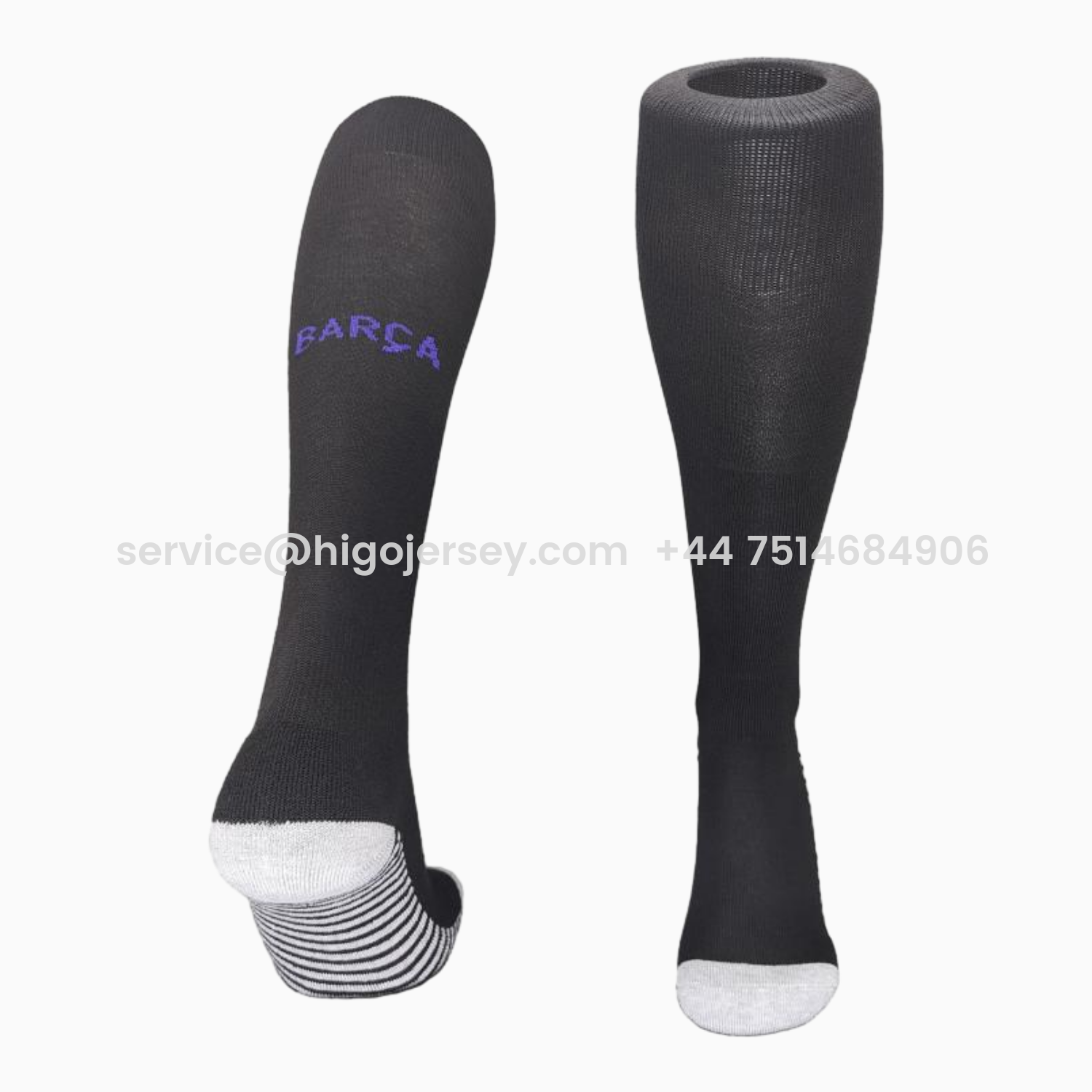 Higojerseys-Barcelona 25-26 Away Socks - Black