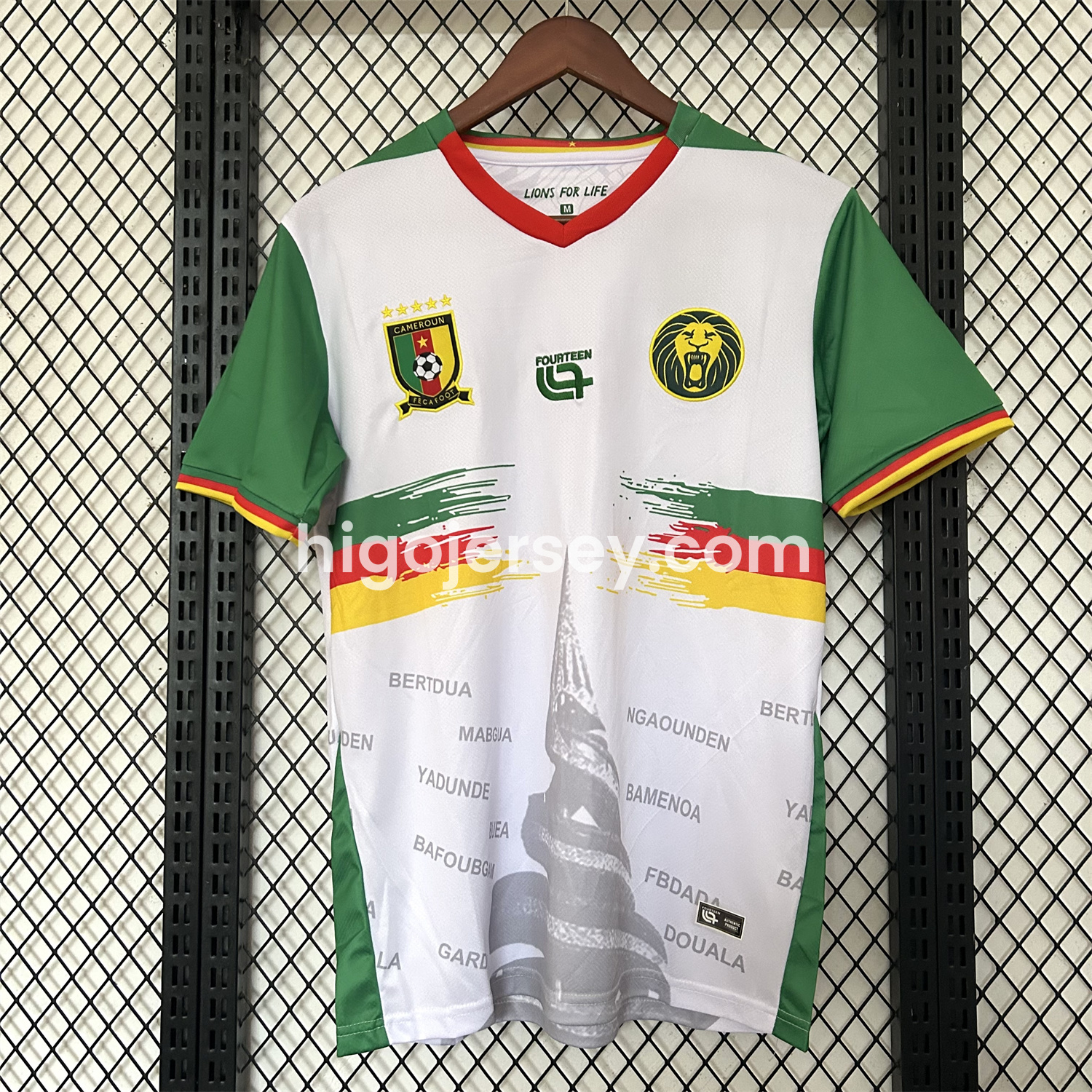 Higojerseys-Cameroon 25-26 Third Jersey - Fans Version