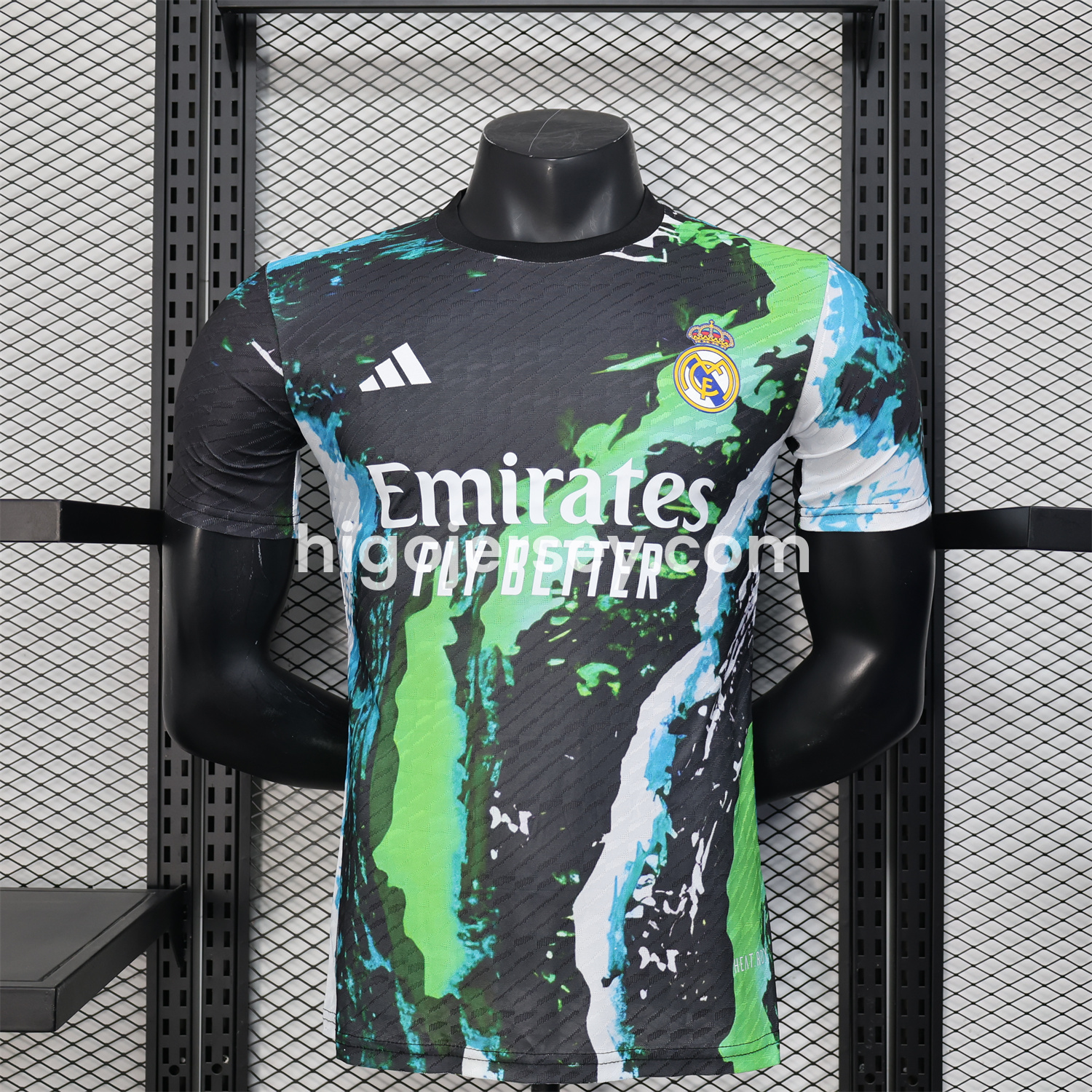 Higojerseys-Real Madrid 25-26 Green & Black Special Edition Jersey - Player Version