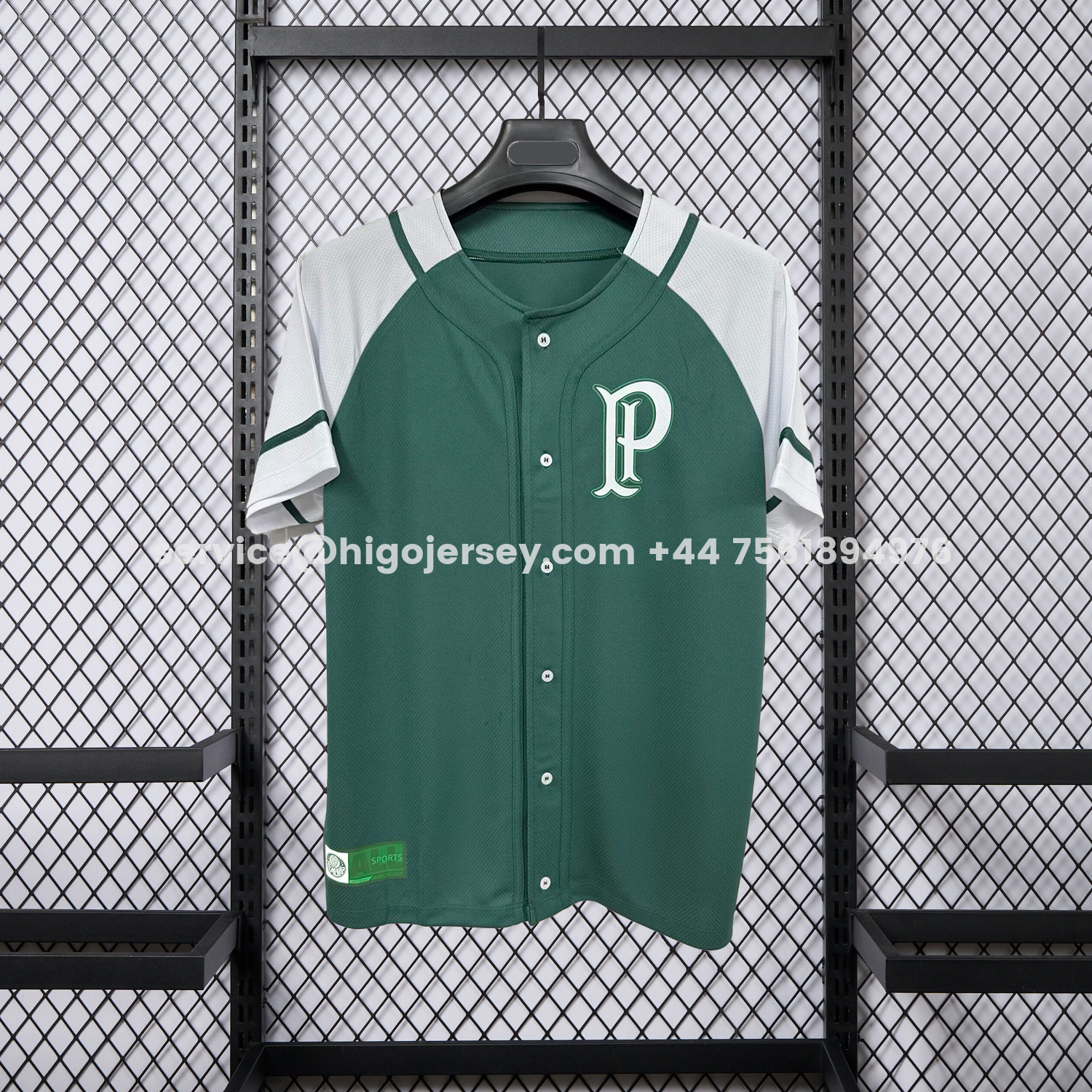 Higojerseys-Palmeiras 25-26 Green Baseball Jersey