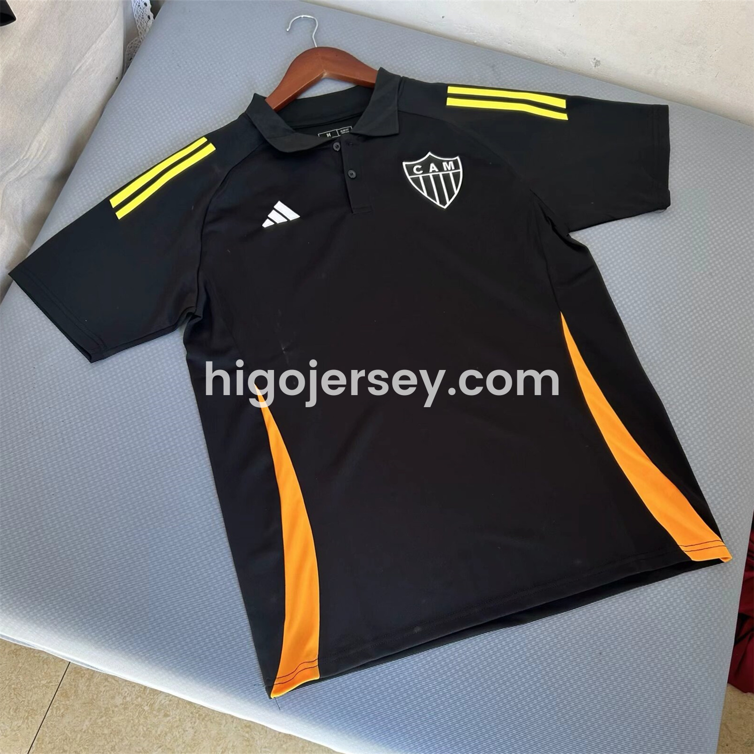 Higojerseys-Atletico Mineiro 24-25 Black Training Jersey with Polo Collar - Fans Version