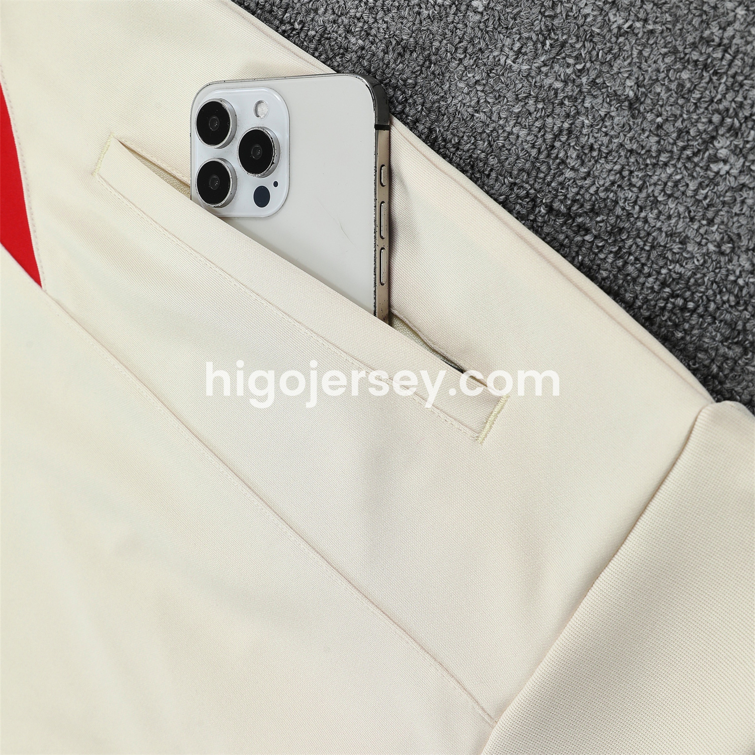 Higojerseys-Bayern Munich 24-25 Originals LFSTLR Training Hoodie Set - Beige