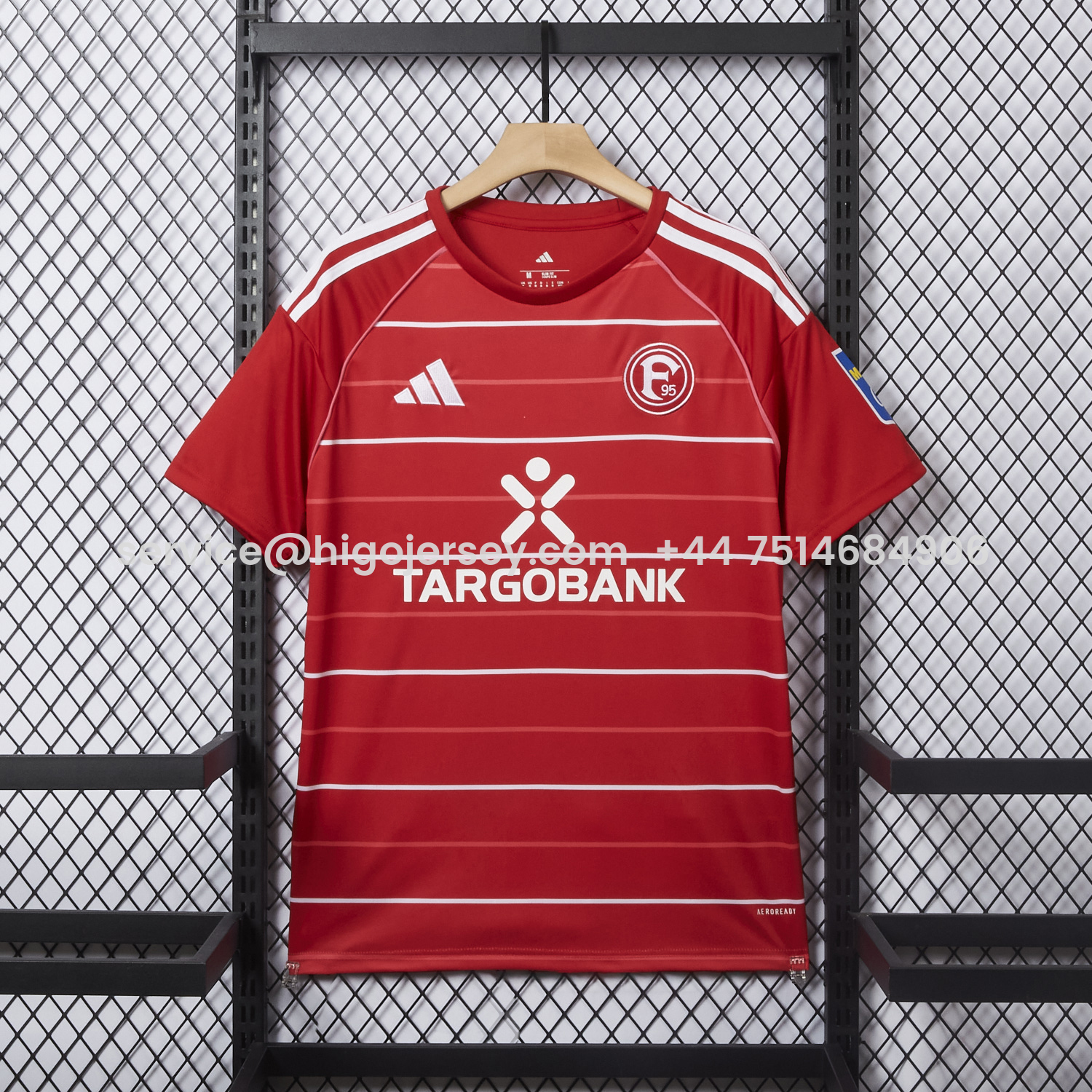 Higojerseys-Fortuna Düsseldorf 25-26 Home Jersey - Fans Version