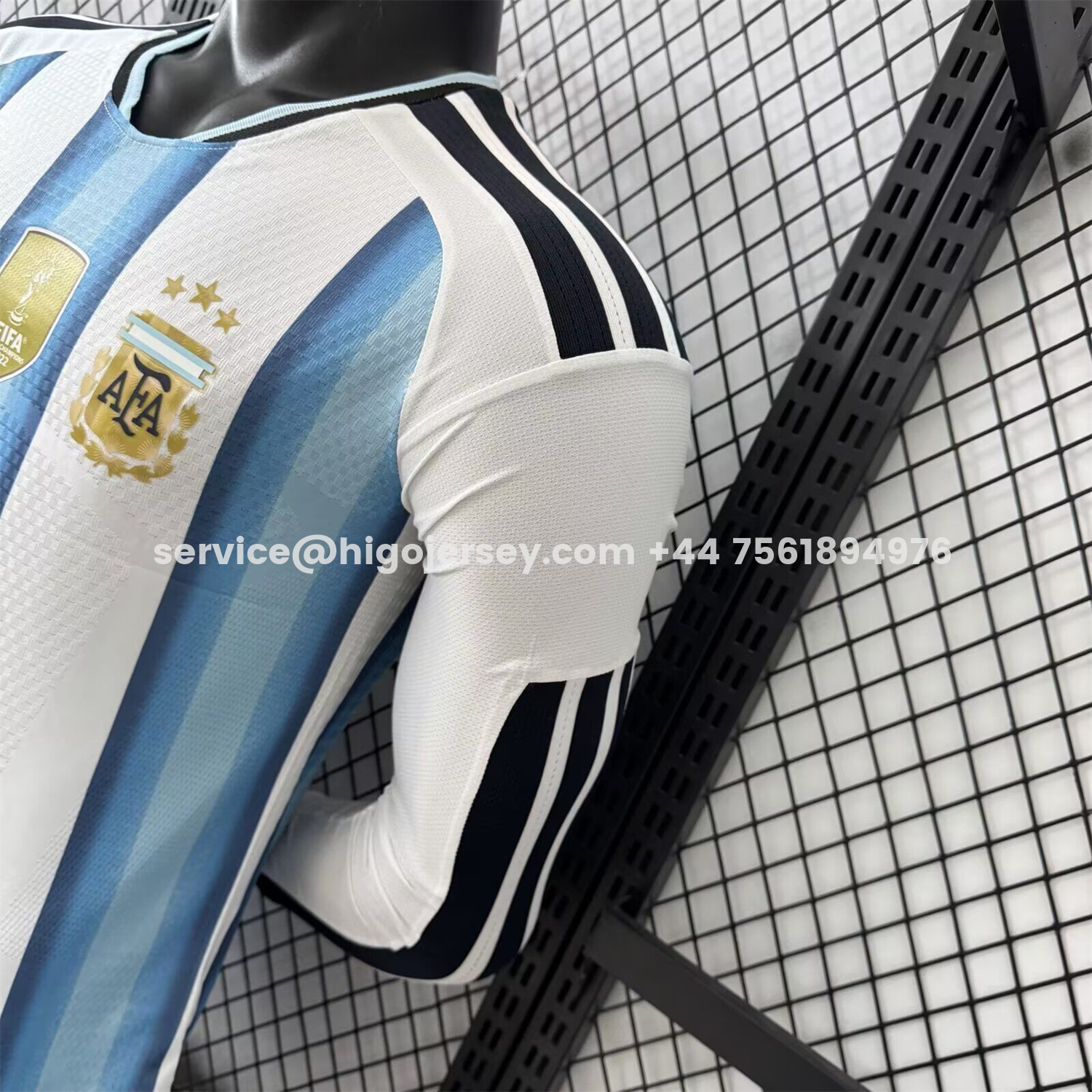 Higojerseys-Argentina 2026 Home Long Sleeves Jersey - Player Version