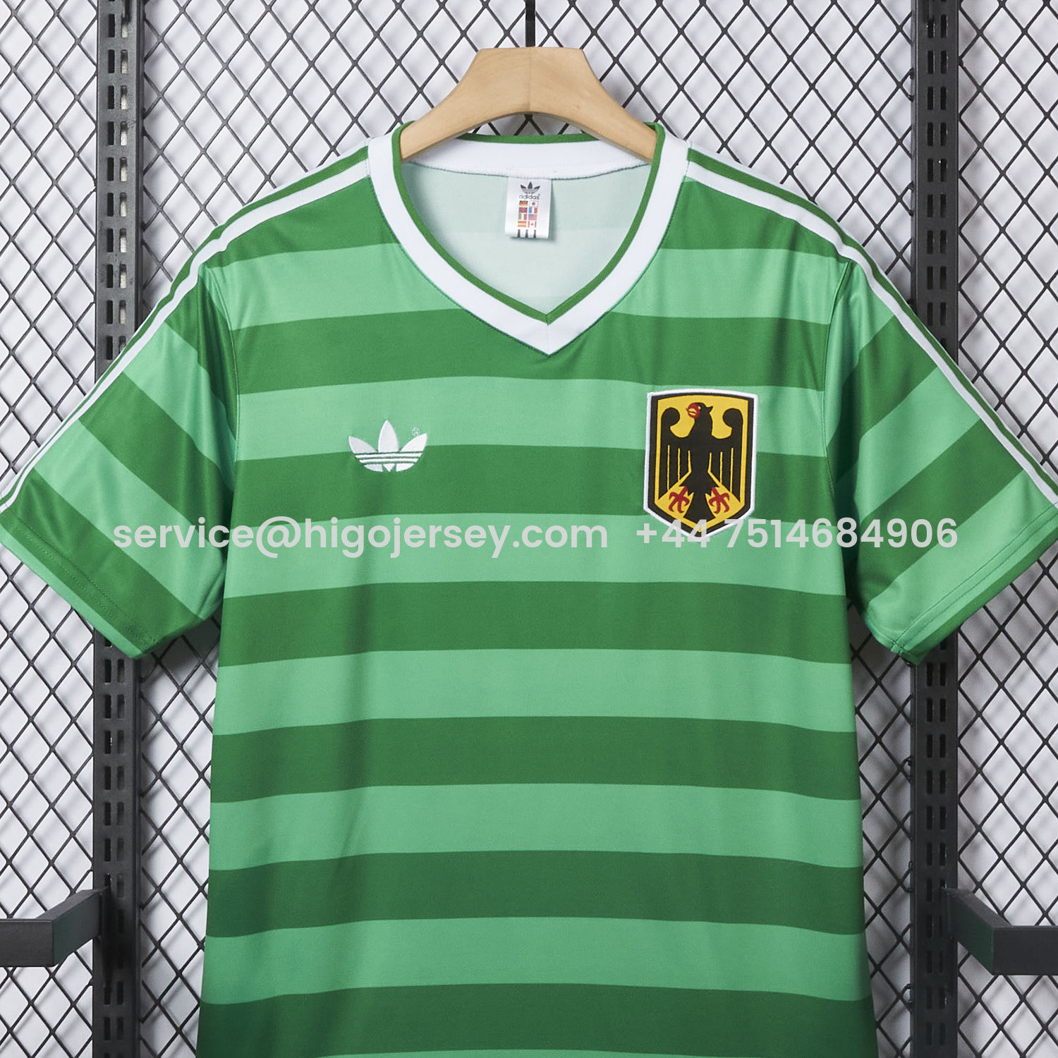 Higojerseys-Retro Germany 1984 Away Jersey