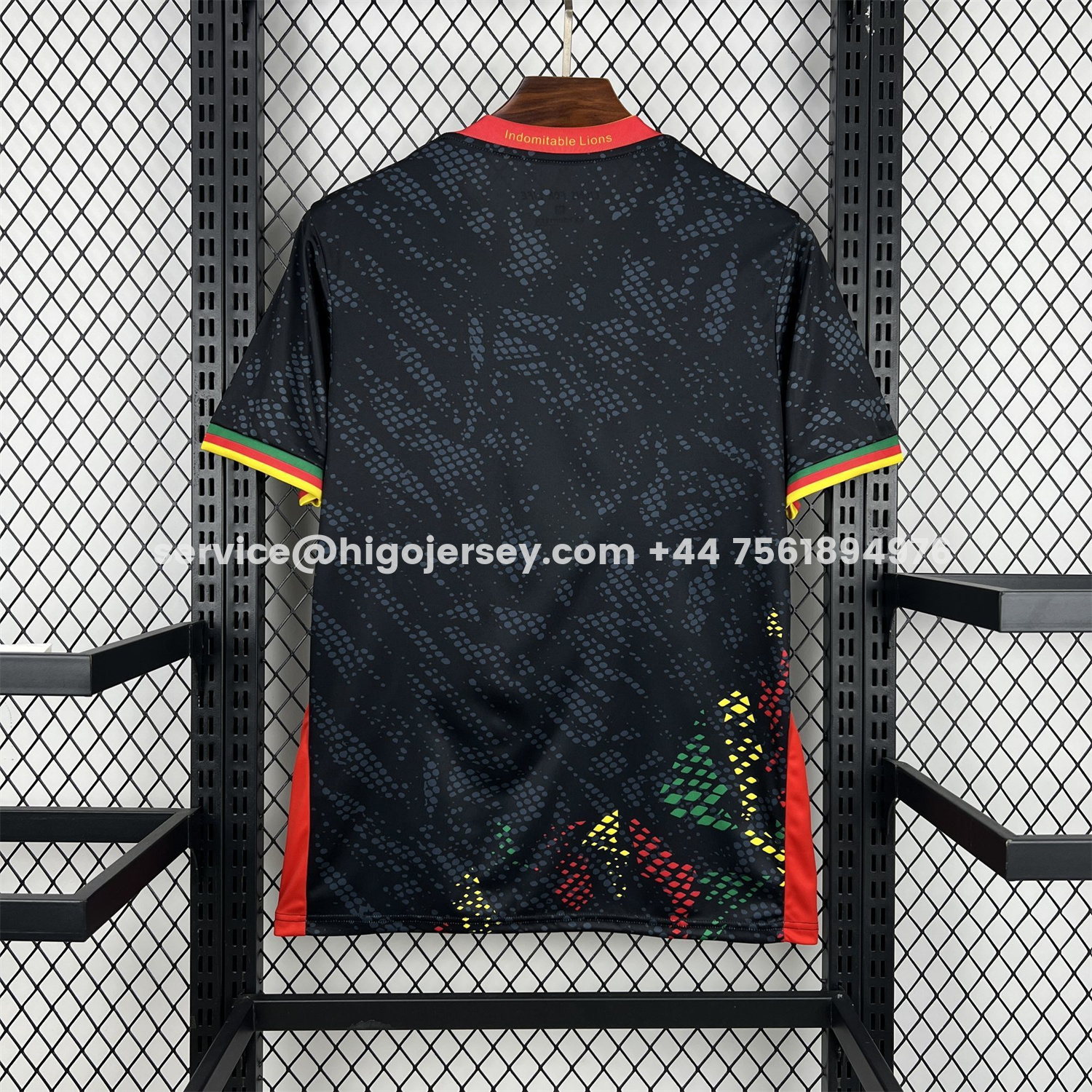 Higojerseys-Cameroon 2026 Black Special Jersey - Fans Version