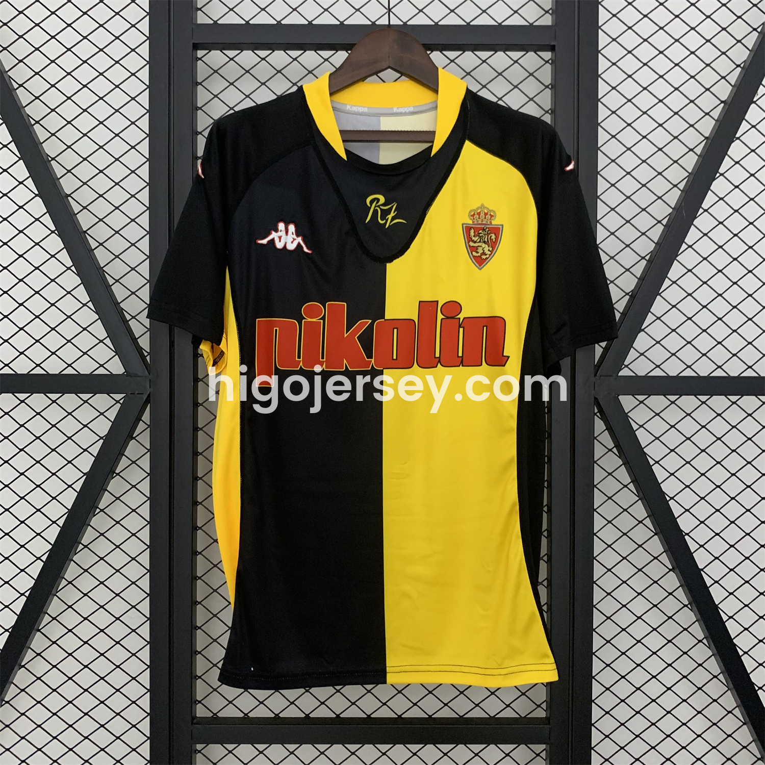 Higojerseys-Retro Real Zaragoza 2001-02 Away Jersey