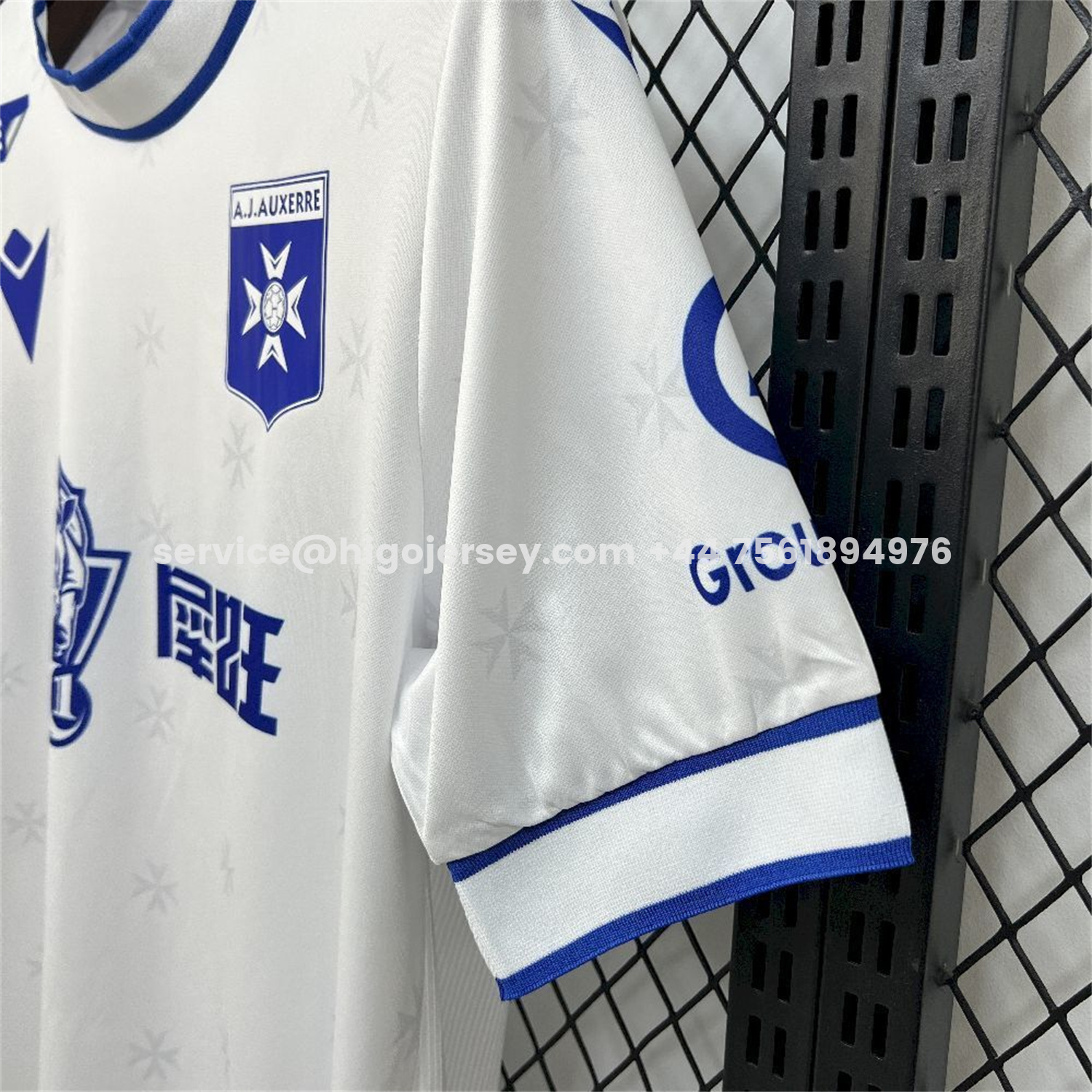Higojerseys-Auxerre 25-26 Home Jersey - Fans Version