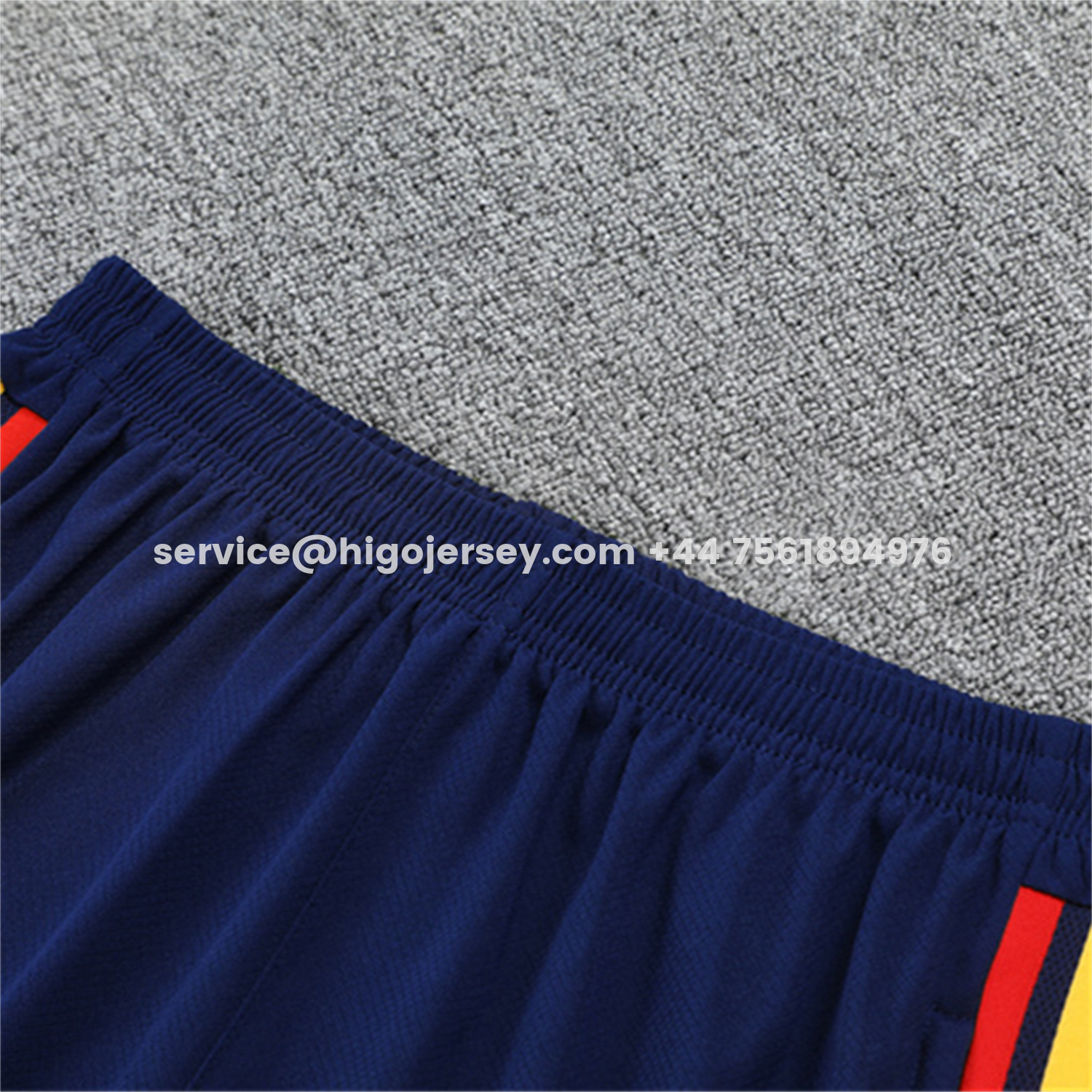 Higojerseys-Spain 2026 Short-Sleeve Training Set - Royal Blue Top & Shorts