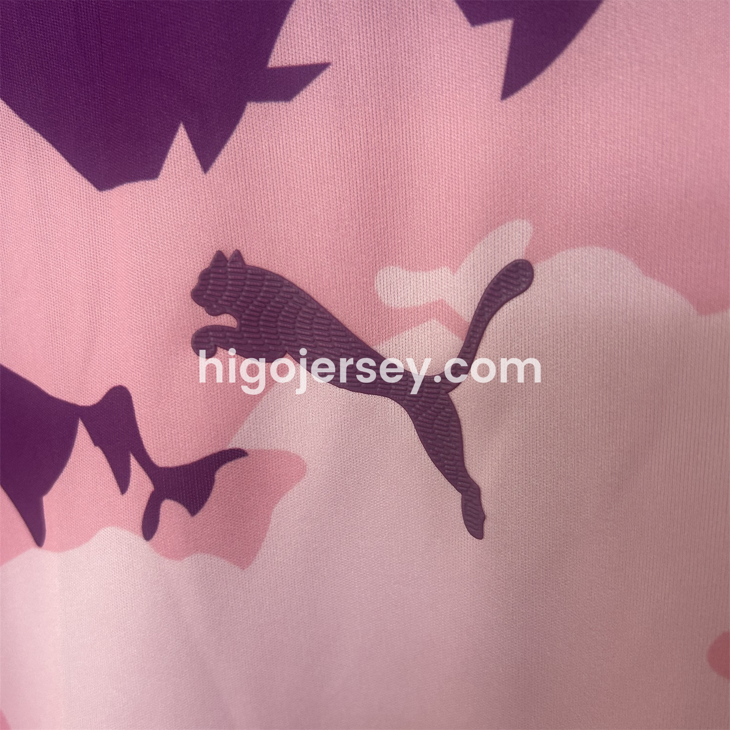 Higojerseys-Morocco 25-26 Purple Pattern Pink Training Jersey - Fans Version