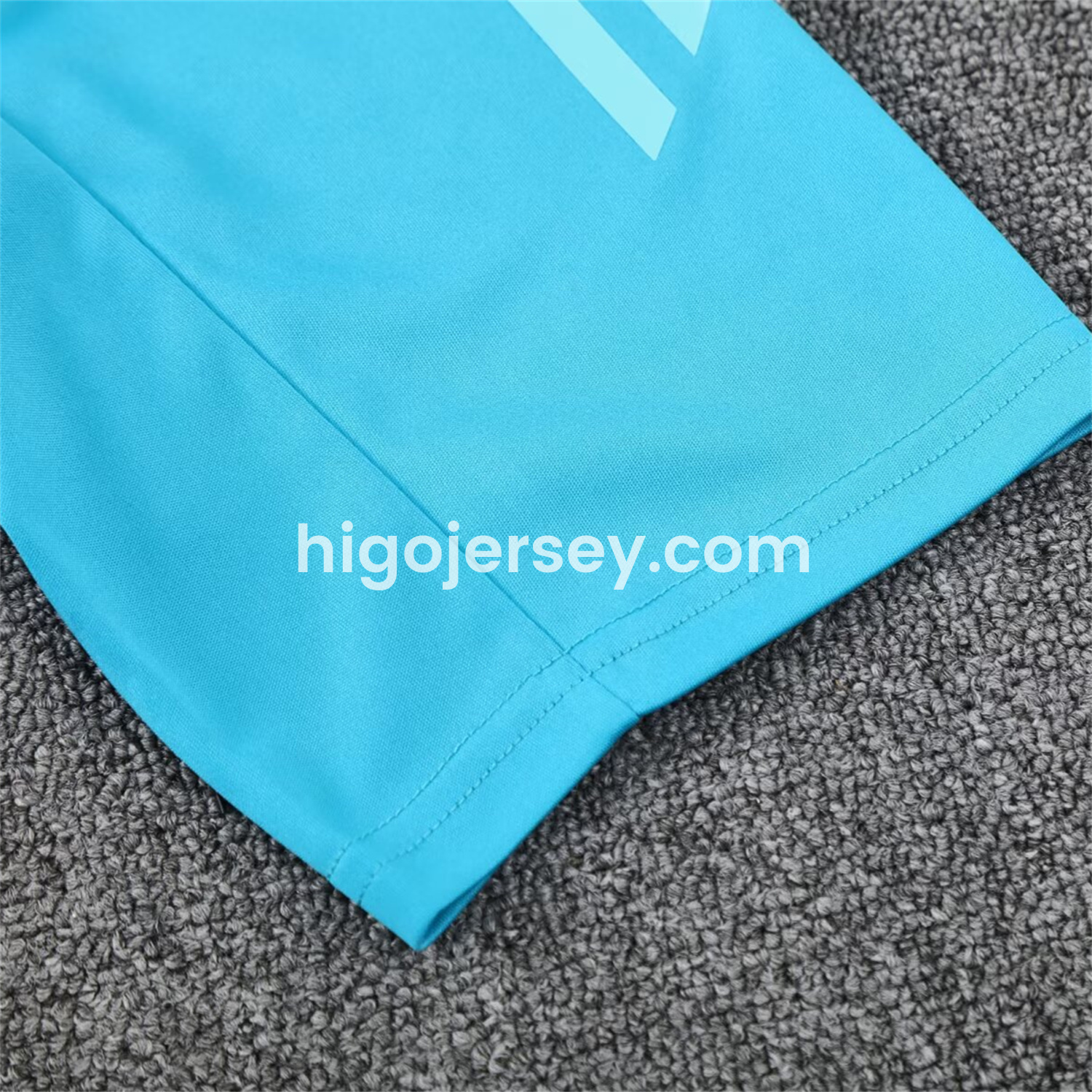 Higojerseys-Flamengo 25-26 Short-Sleeve Kids Training Set - Light Blue With Royal Blue
