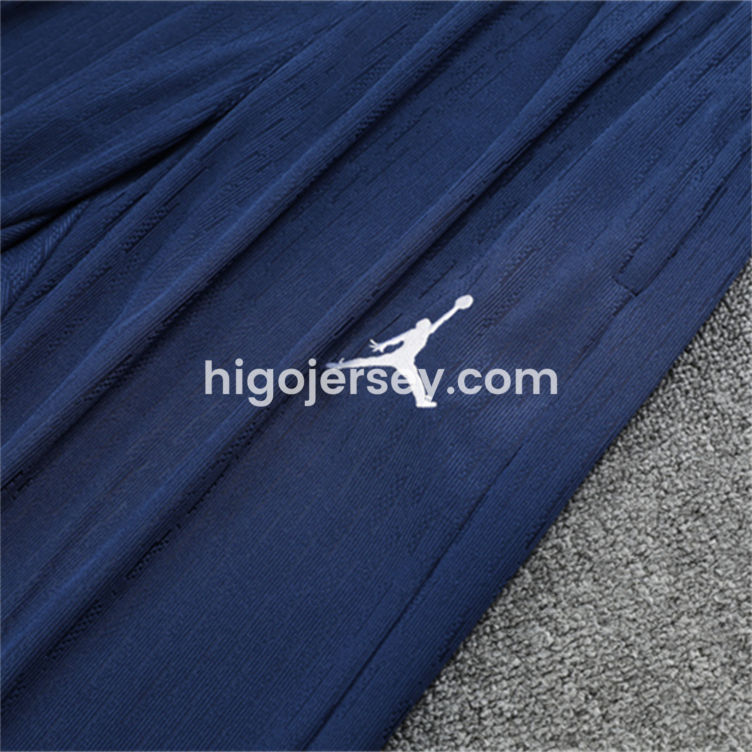 Higojerseys-Paris Saint-Germain PSG 25-26 Long Sleeve Training Set - JD White Wing Royal Blue Top and Pants