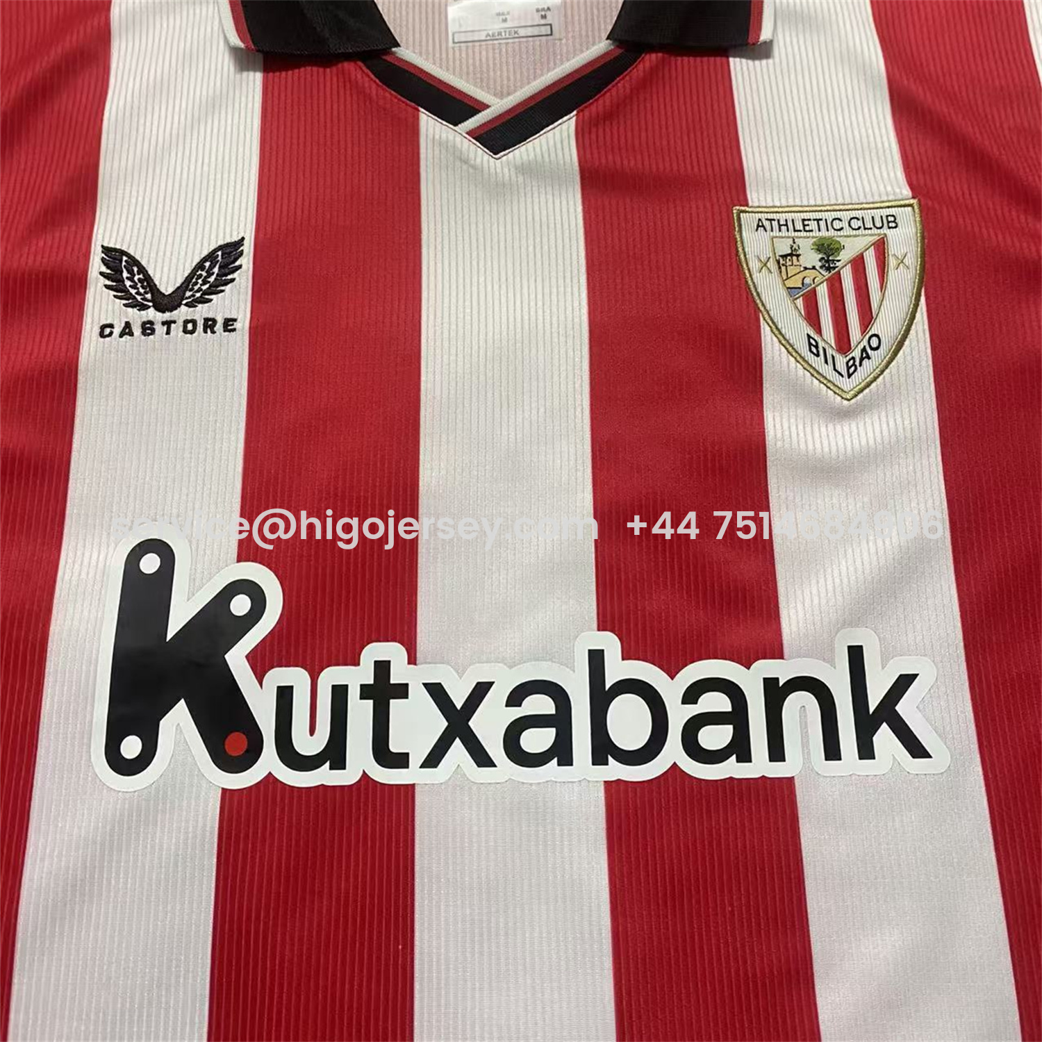 Higojerseys-Athletic Bilbao 25-26 Home Jersey - Fans Version