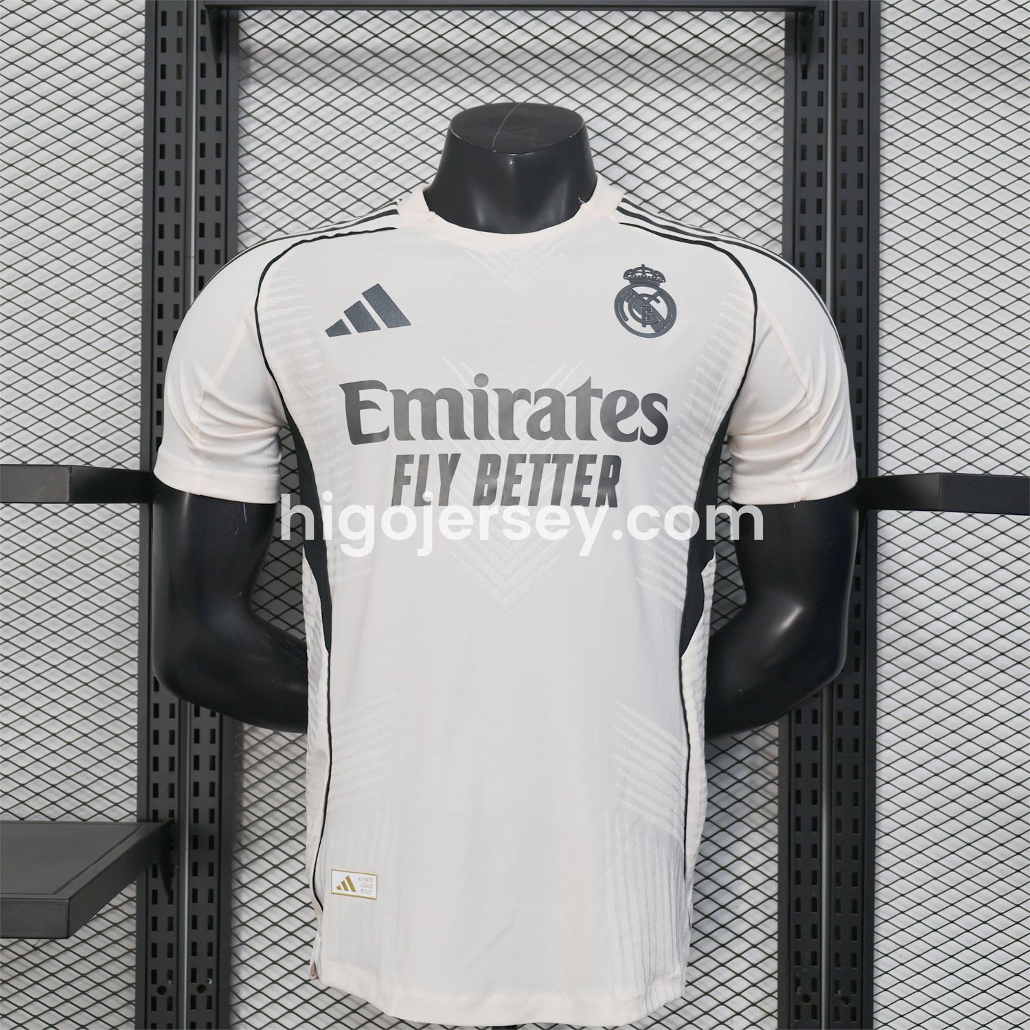 Higojerseys-Real Madrid 25-26 Beige Training Jersey - Player Version