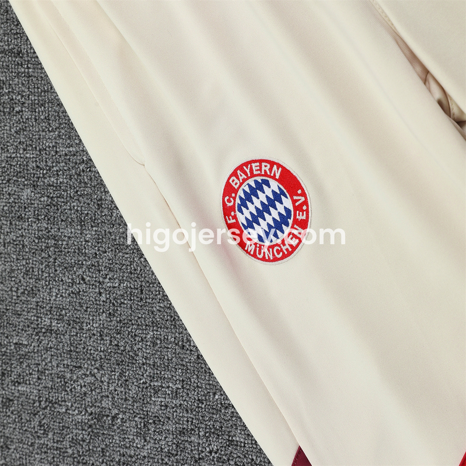 Higojerseys-Bayern Munich 24-25 Originals LFSTLR Training Hoodie Set - Beige