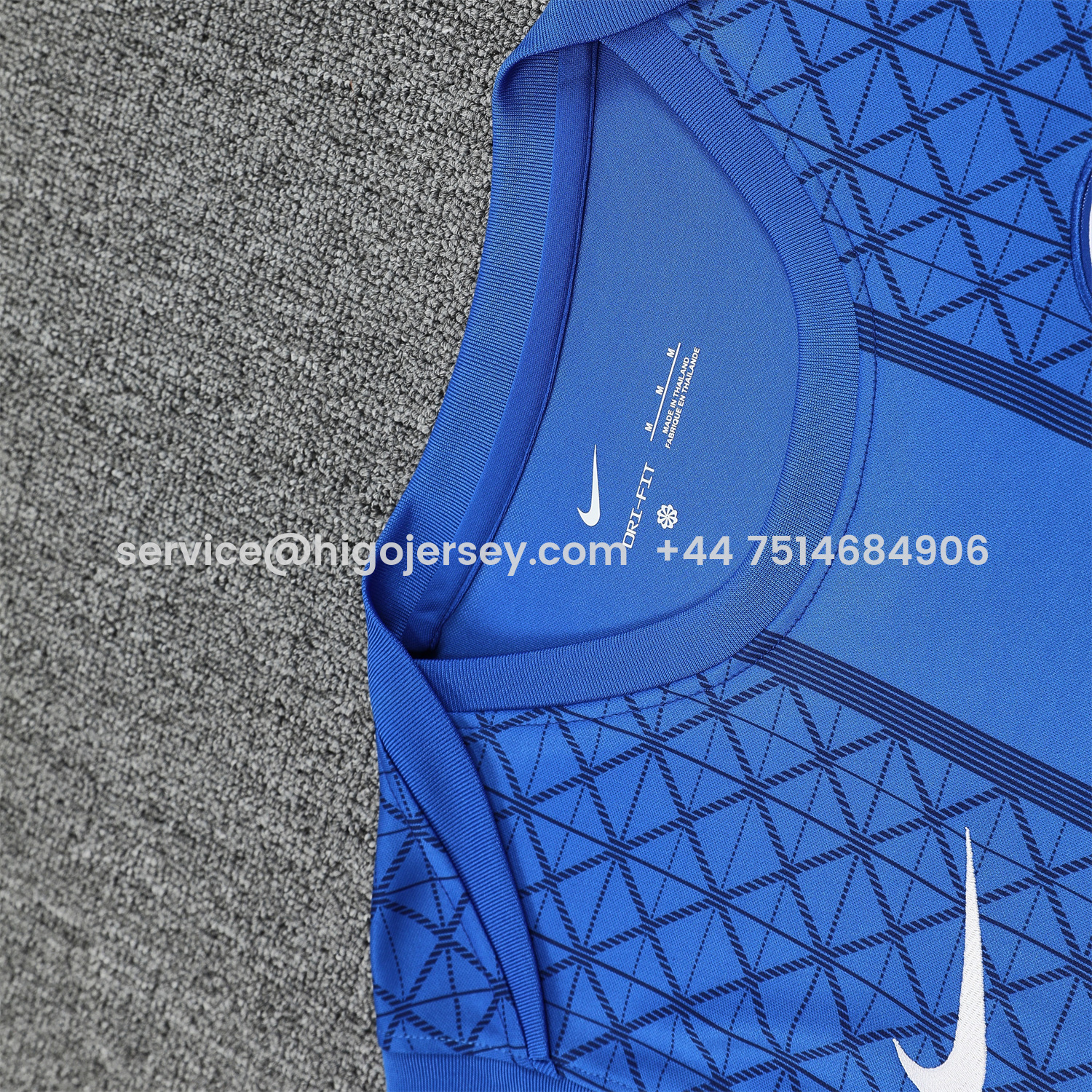 Higojerseys-Paris Saint-Germain PSG 25-26 Vest Training Set - Ocean Blue Vest & Deep Blue Shorts