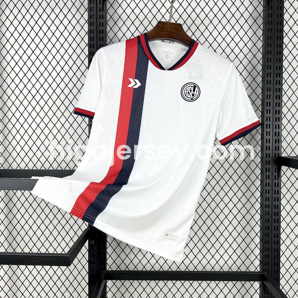 Higojerseys-San Lorenzo 25-26 Away Unsponsored Jersey - Fans Version