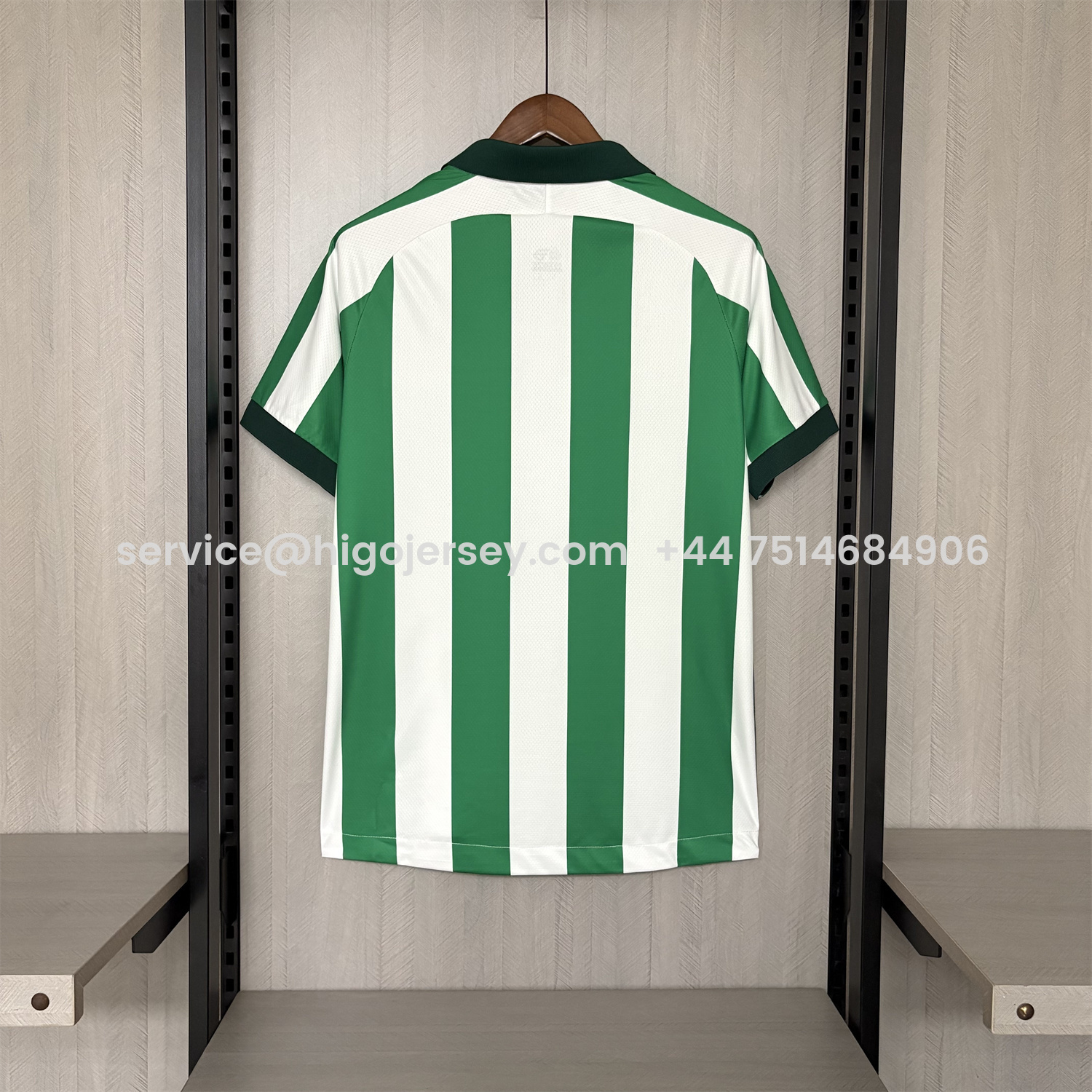 Higojerseys-EC Juventude 25-26 Home Unsponsored Green And White Jersey - Fans Version