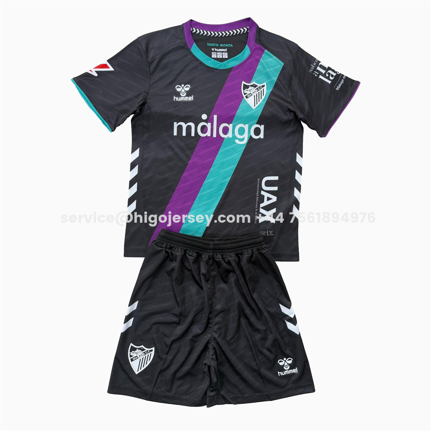 Higojerseys-Malaga 25-26 Away Men's Adult Jersey Set - Fans Version