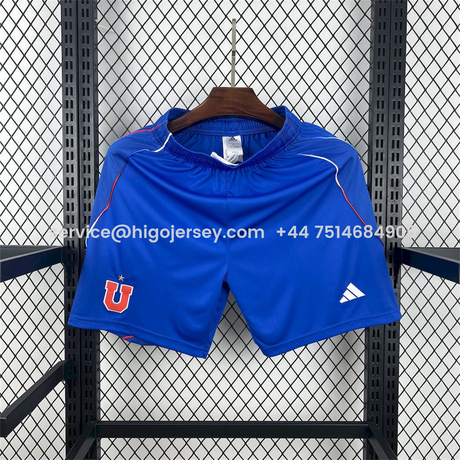 Higojerseys-Universidad de Chile 25-26 Home Blue Shorts- Fans Version