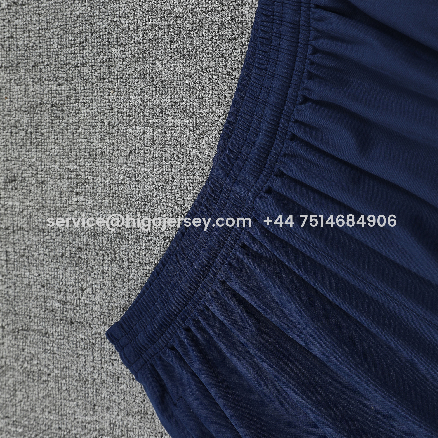 Higojerseys-Barcelona 25-26 Short-Sleeve Training Set - Cream Top & Deep Blue Shorts