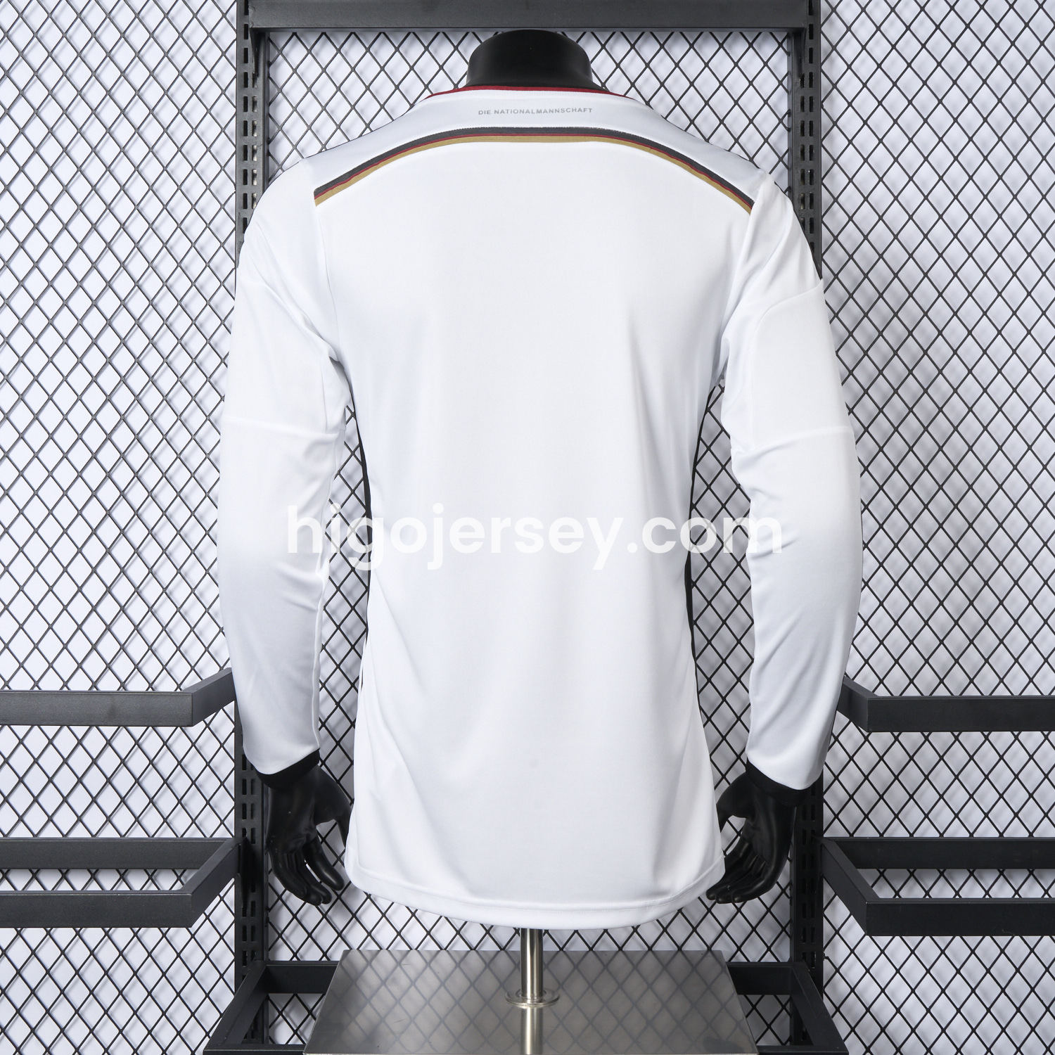 Higojerseys-Retro Germany 2014 Home Long Sleeves Jersey - Player Version