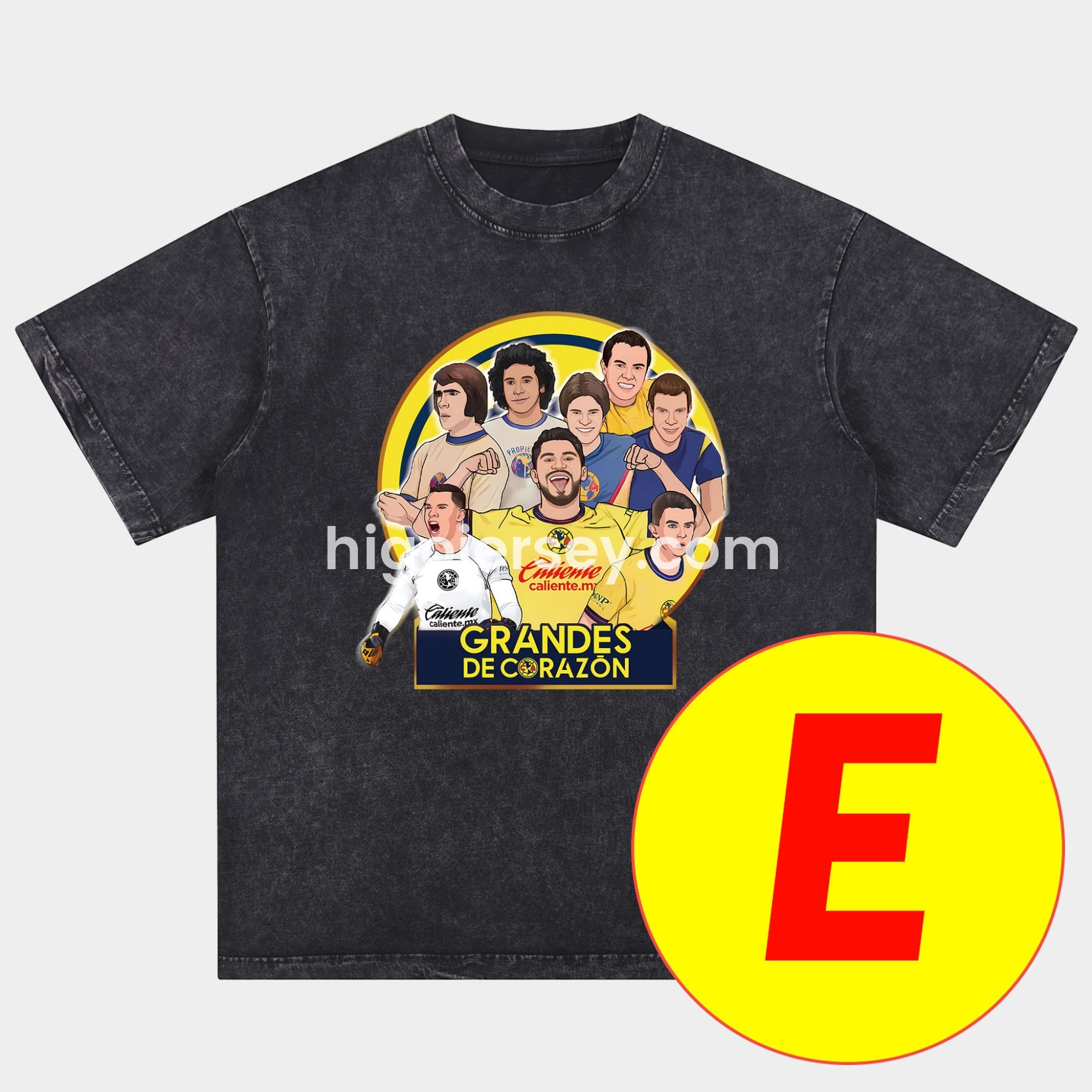 Higojerseys-Club América Triple Championship Oversized Washed T-Shirt