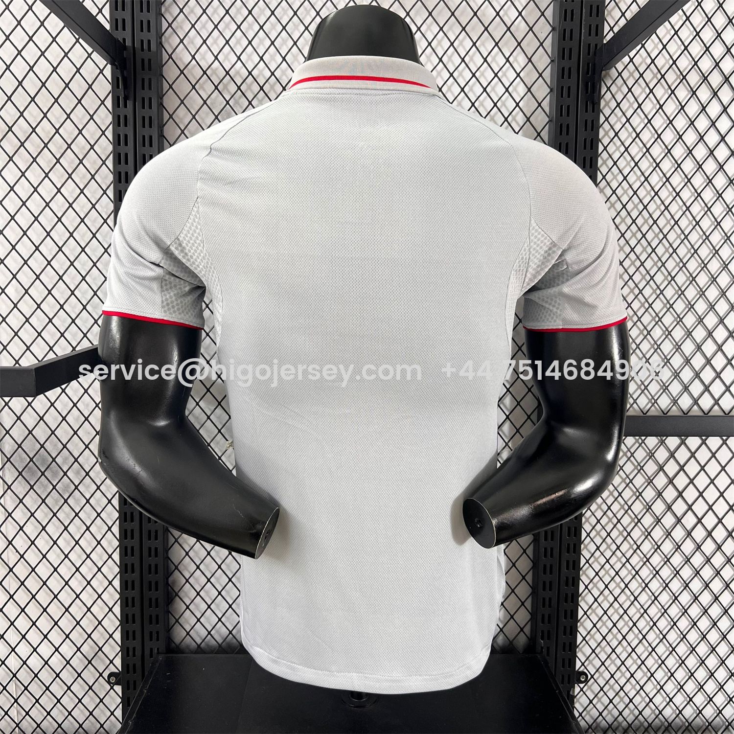 Higojerseys-Olympique Lyonnais Lyon 25-26 Third Grey Jersey - Player Version