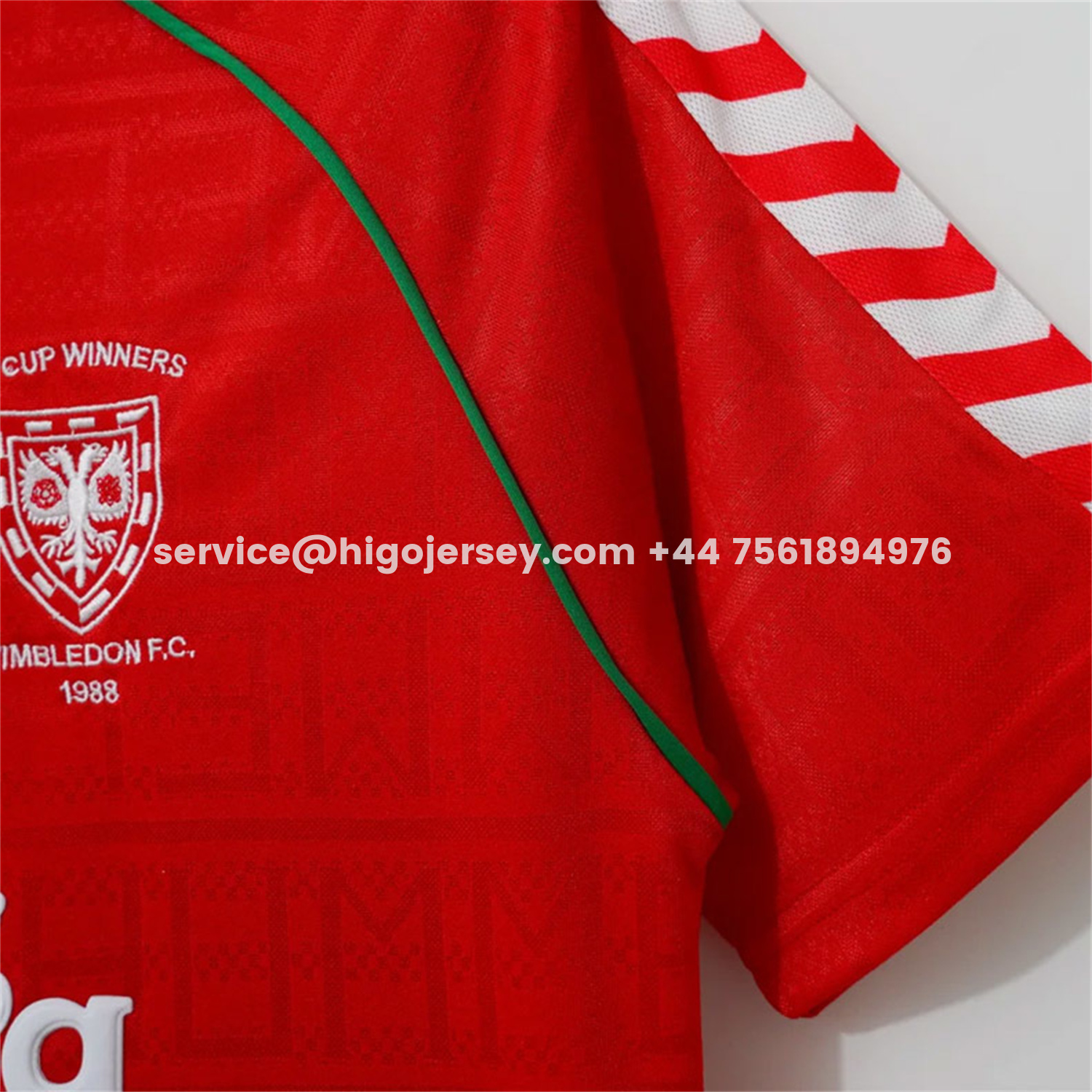 Higojerseys-Retro Wimbledon 1988-89 Away Red Jersey