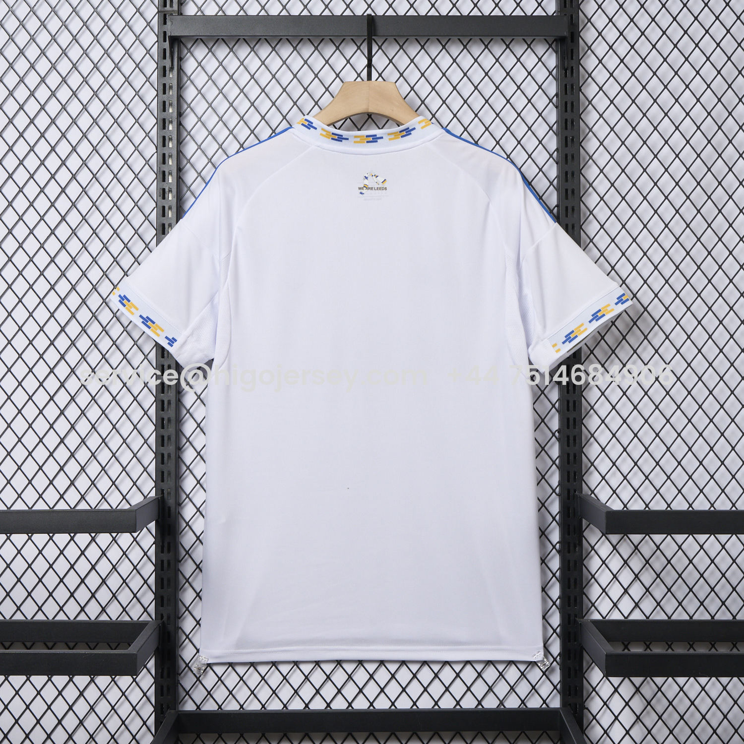 Higojerseys-Leeds United 25-26 Home White Jersey - Fans Version