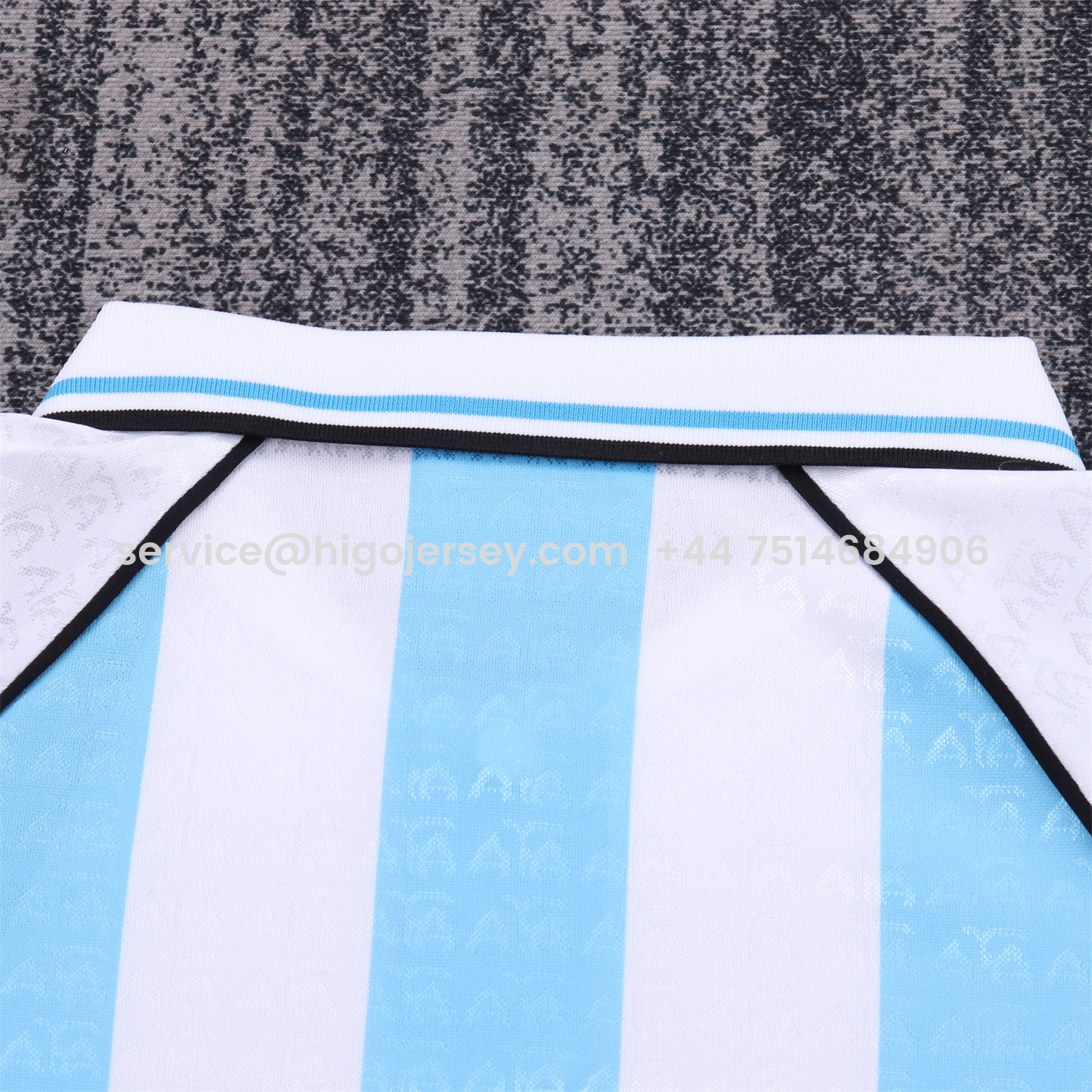 Higojerseys-Retro Argentina 1996-97 Home Kids Kit