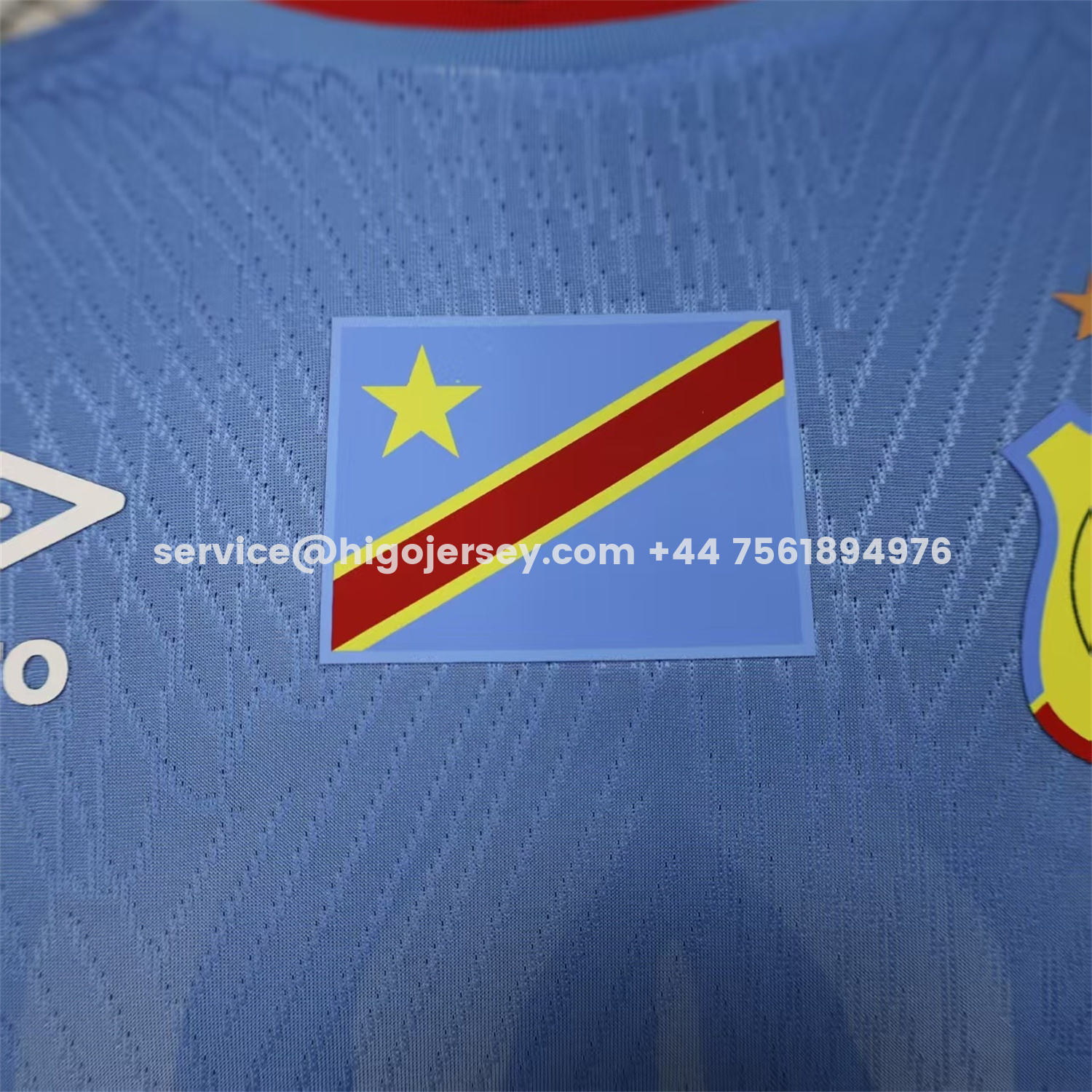 Higojerseys-Congo 2026 Home Blue Jersey - Player Version