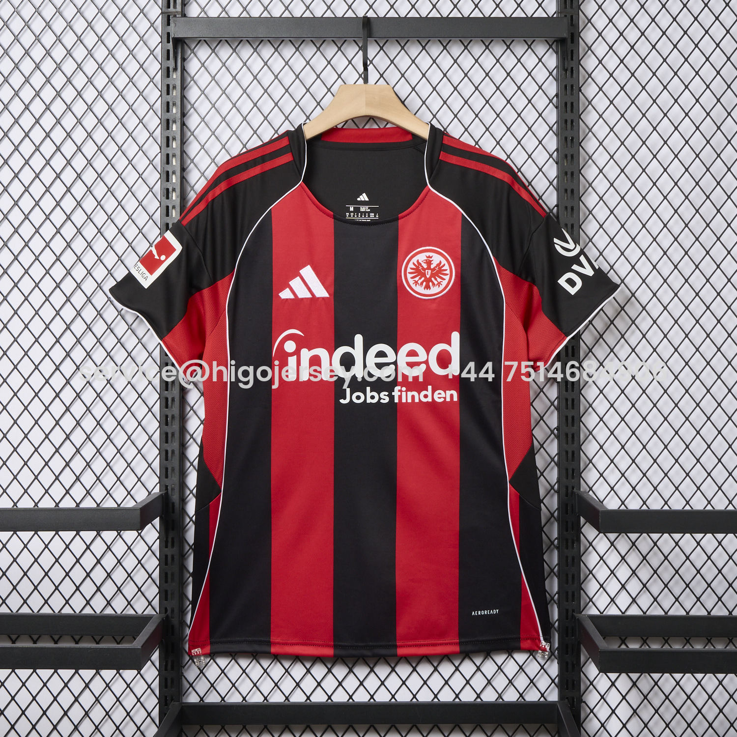 Higojerseys-Frankfurt 25-26 Home Red Jersey - Fans Version