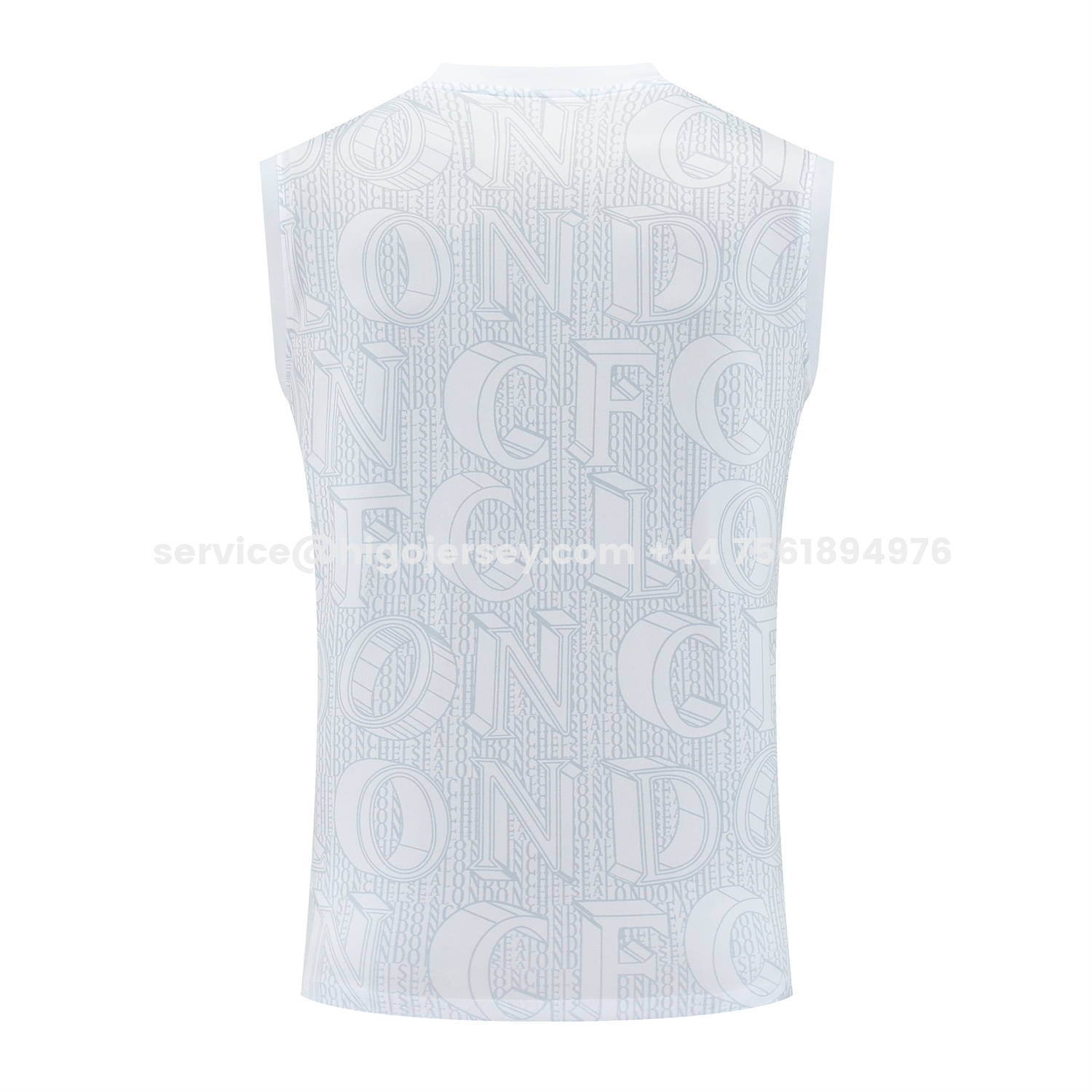 Higojerseys-C.h.e.l.s.e.a 25-26 Training Vest Suit - White