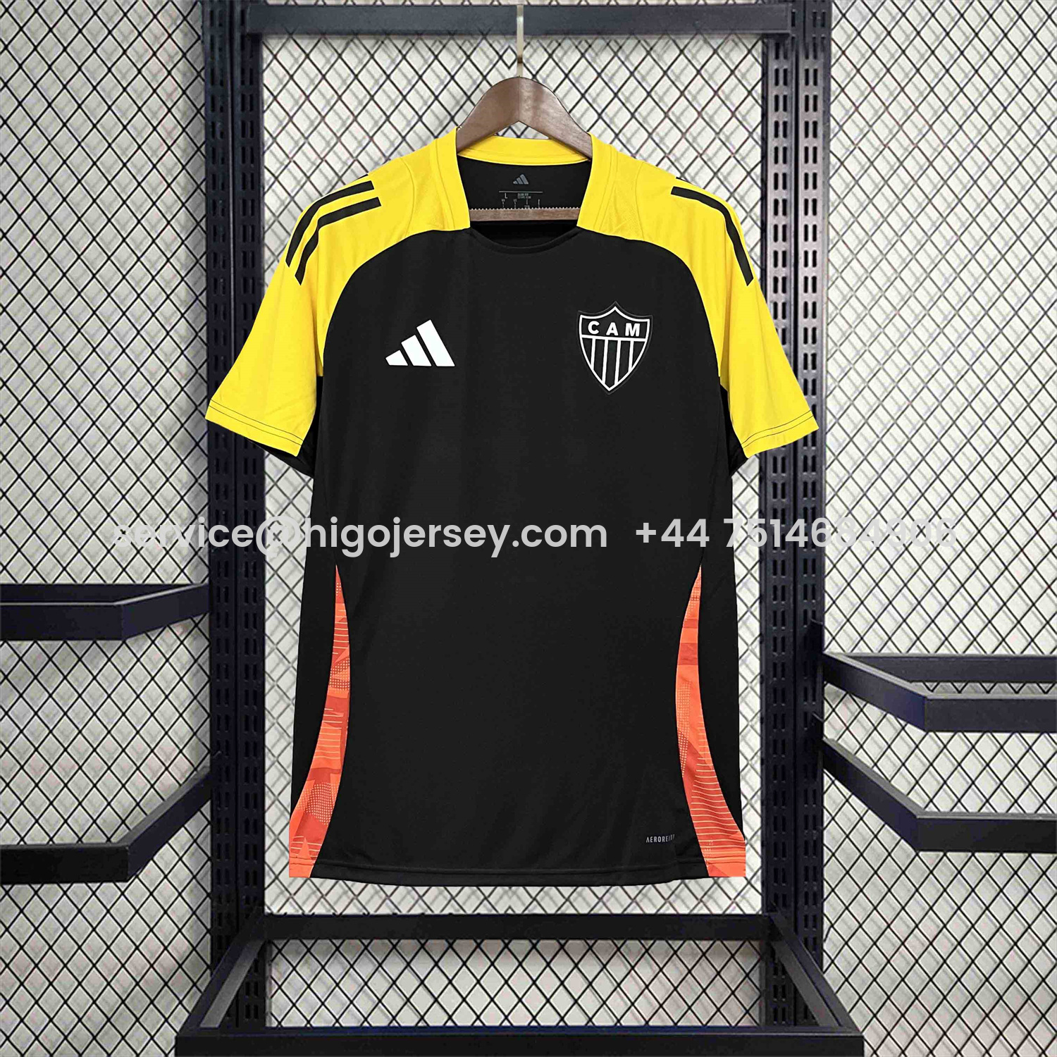 Higojerseys-Atletico Mineiro 25-26 Black Pre-Match Training Unsponsored Jersey - Fans Version