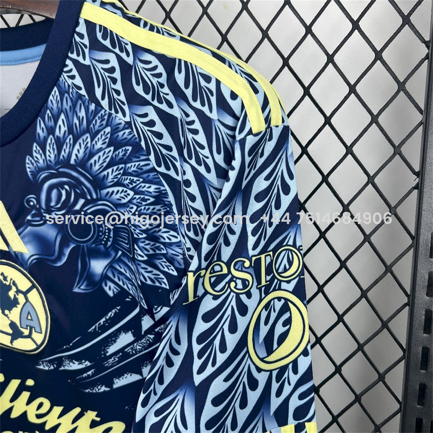 Higojerseys-Club América 25-26 Away Long Sleeves Jersey - Fans Version