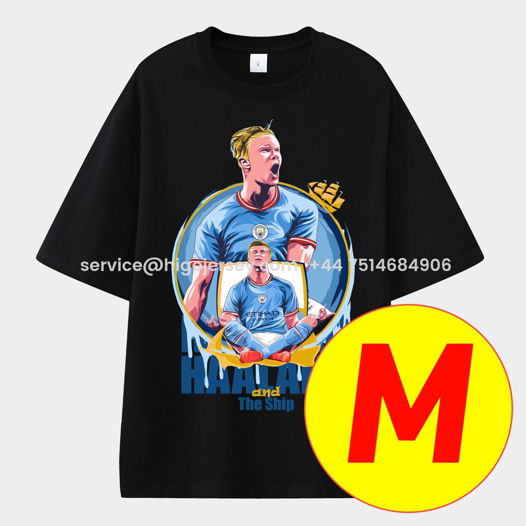 Higojerseys-Manchester City Highlights Of The Decade Unisex Pure Cotton T-shirt